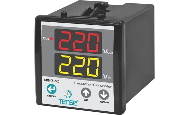 TENSE RG-72C Dijital Voltmetre (Regülatörler için Siviçsiz-Servo kontrol) 