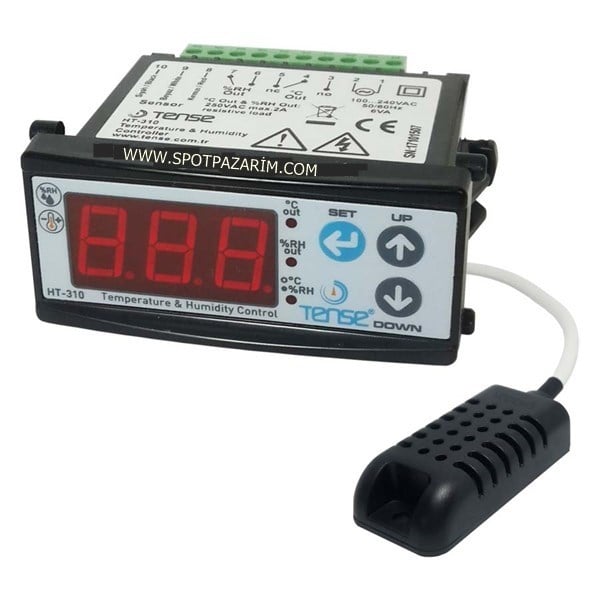 TENSE HT-310 Dijital Sıcaklık ve Nem Kontrol Cihazı