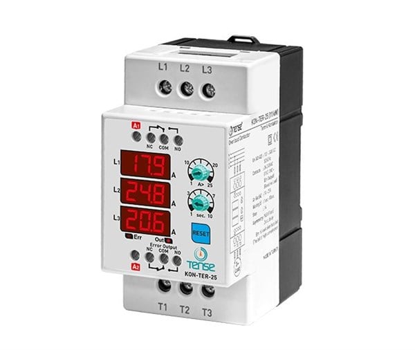 TENSE KON-TER-25 Dijital Kontaktör Termik 11kW'a kadar 1A-25A