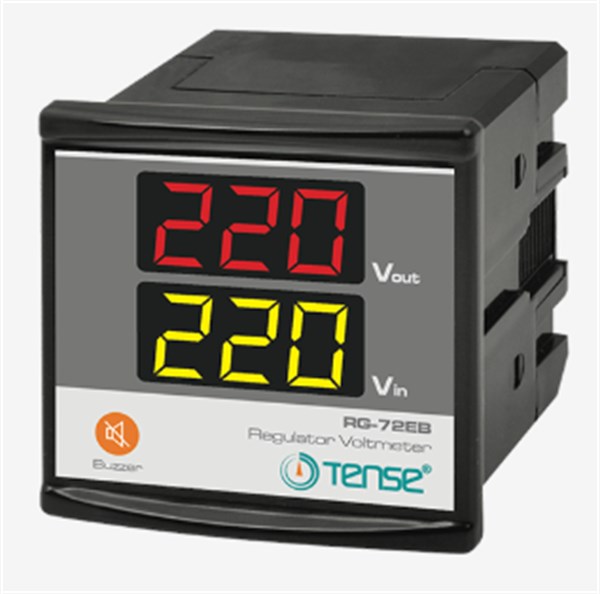 TENSE RG-72EB Kornalı Dijital Voltmetre (Regülatörler için) 3V - 300V AC 72X72