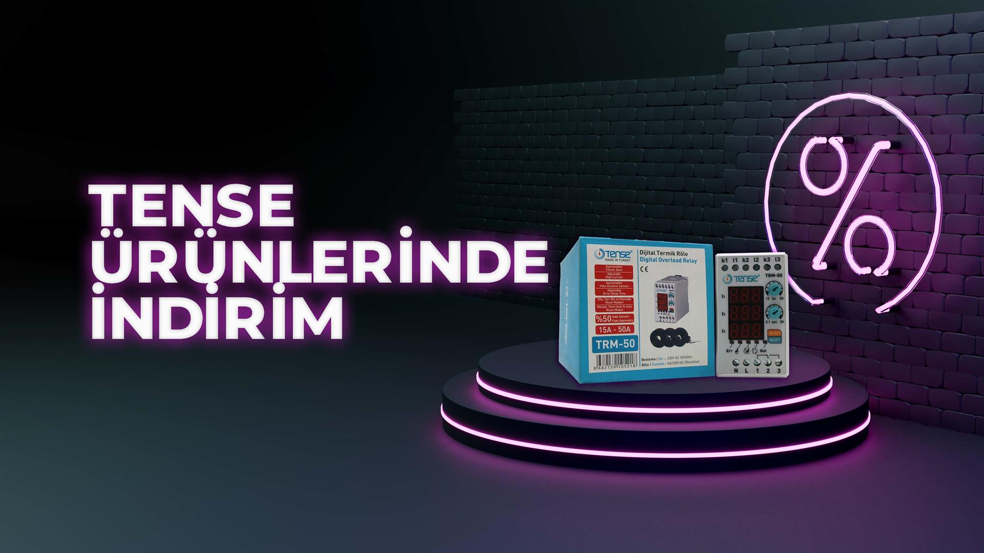 TENSE TRM-50 Dijital Termik 15A - 50A