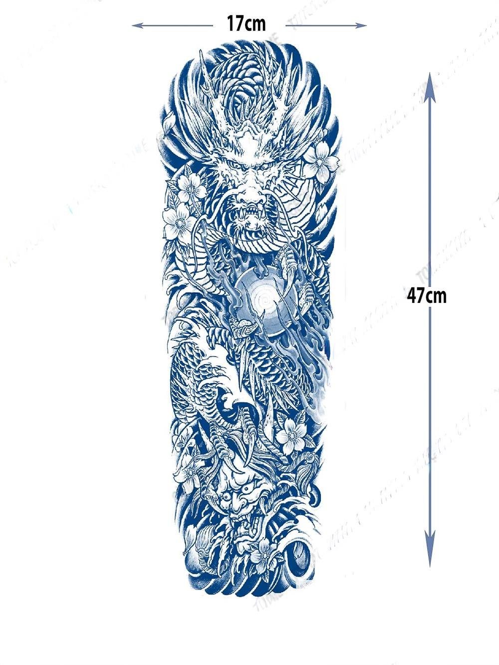 1 AY KALICI KOL KAPLAMALI DÖVME 96