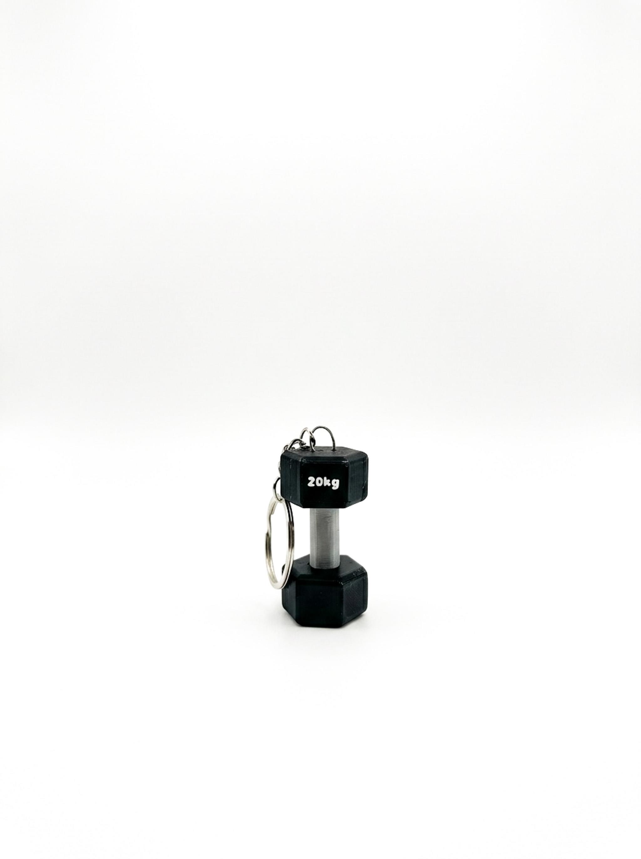 20 KG Dumbbell Tasarım Sporcu Anahtarlık