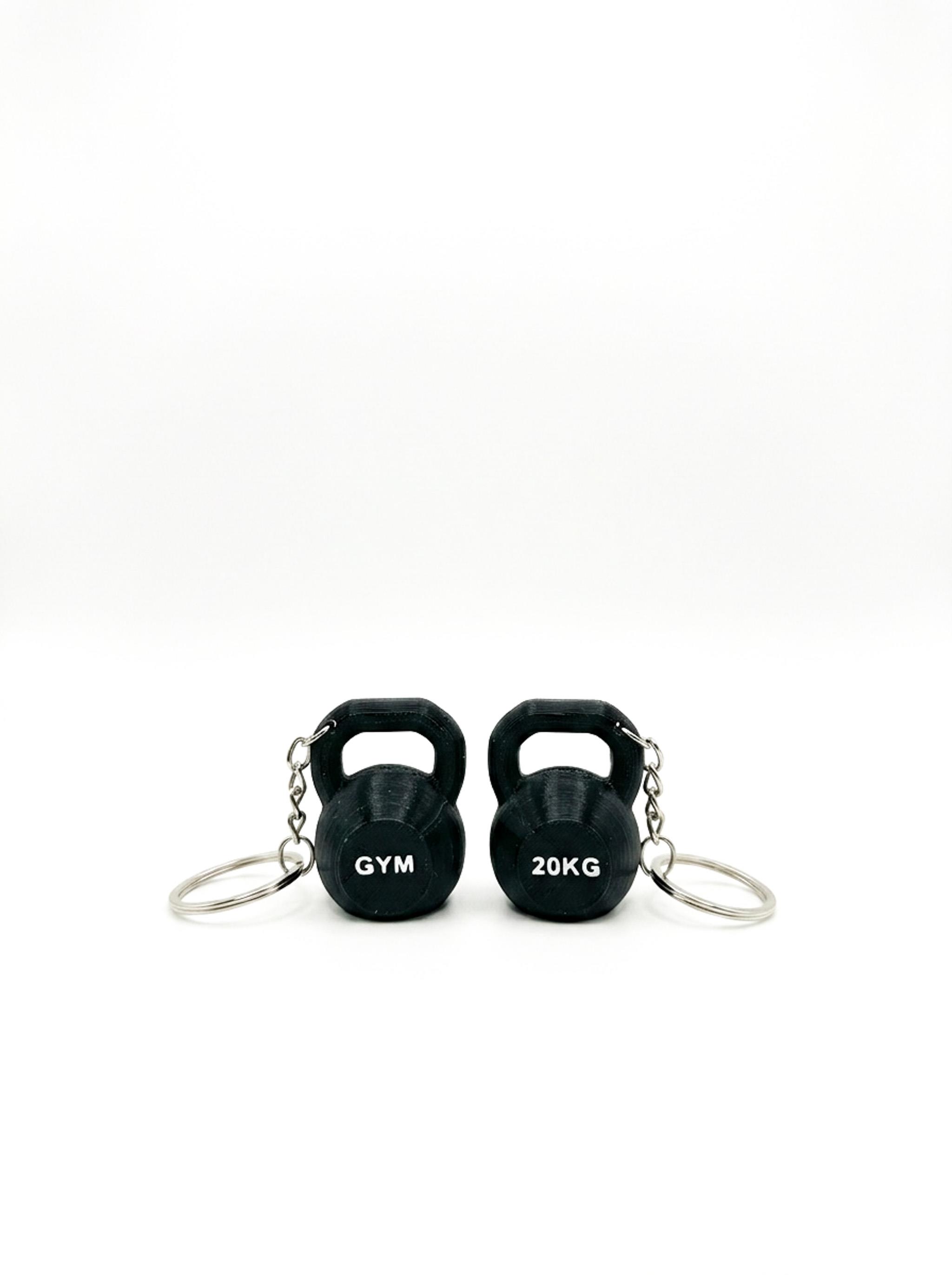 20 Kg Yazılı Kettlebell Anahtarlık