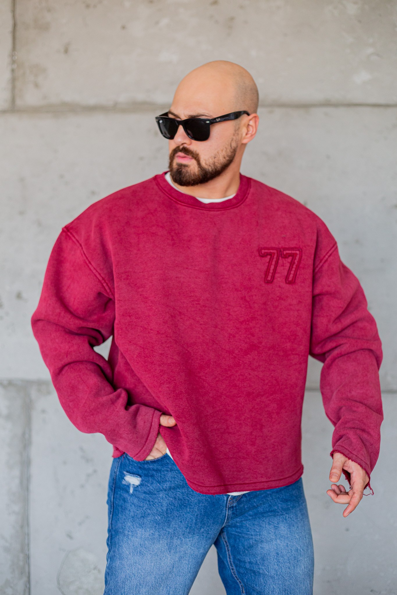 77 Parça Detaylı Overize Sweatshirt (SVTBO118)