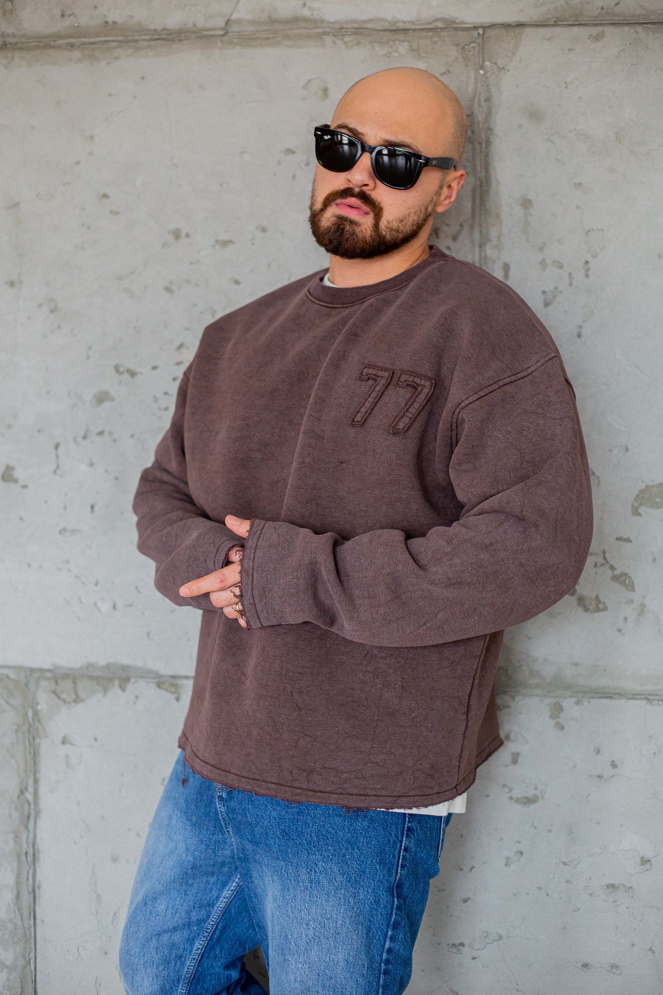 77 Parça Detaylı Overize Sweatshirt (SVTKA118)