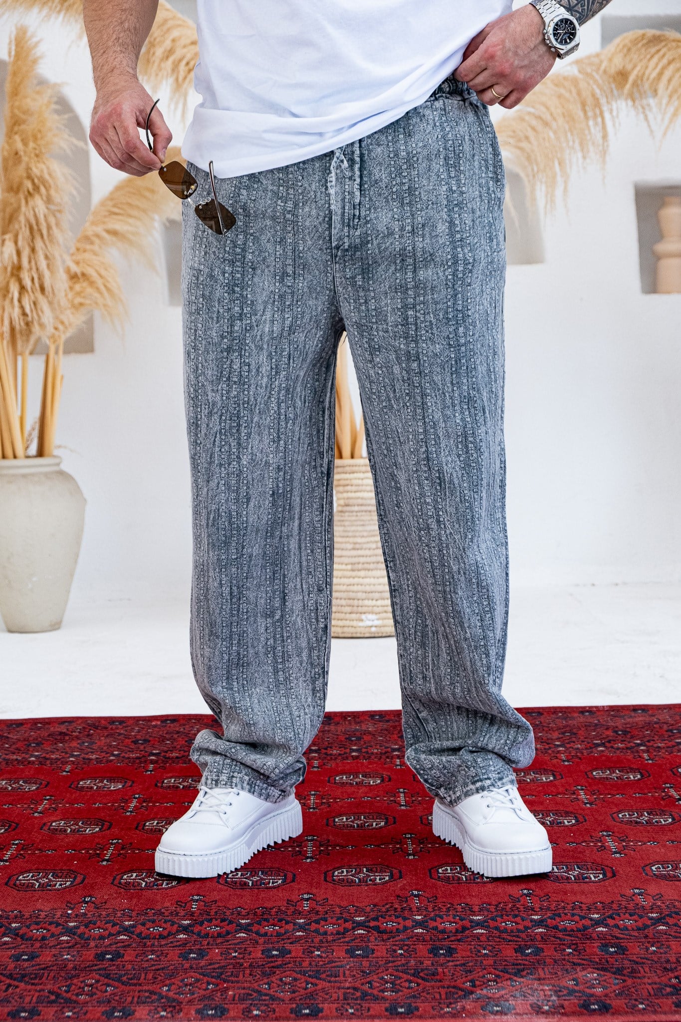Baggy Kalıp Yıkamalı Jogger (JGM54)