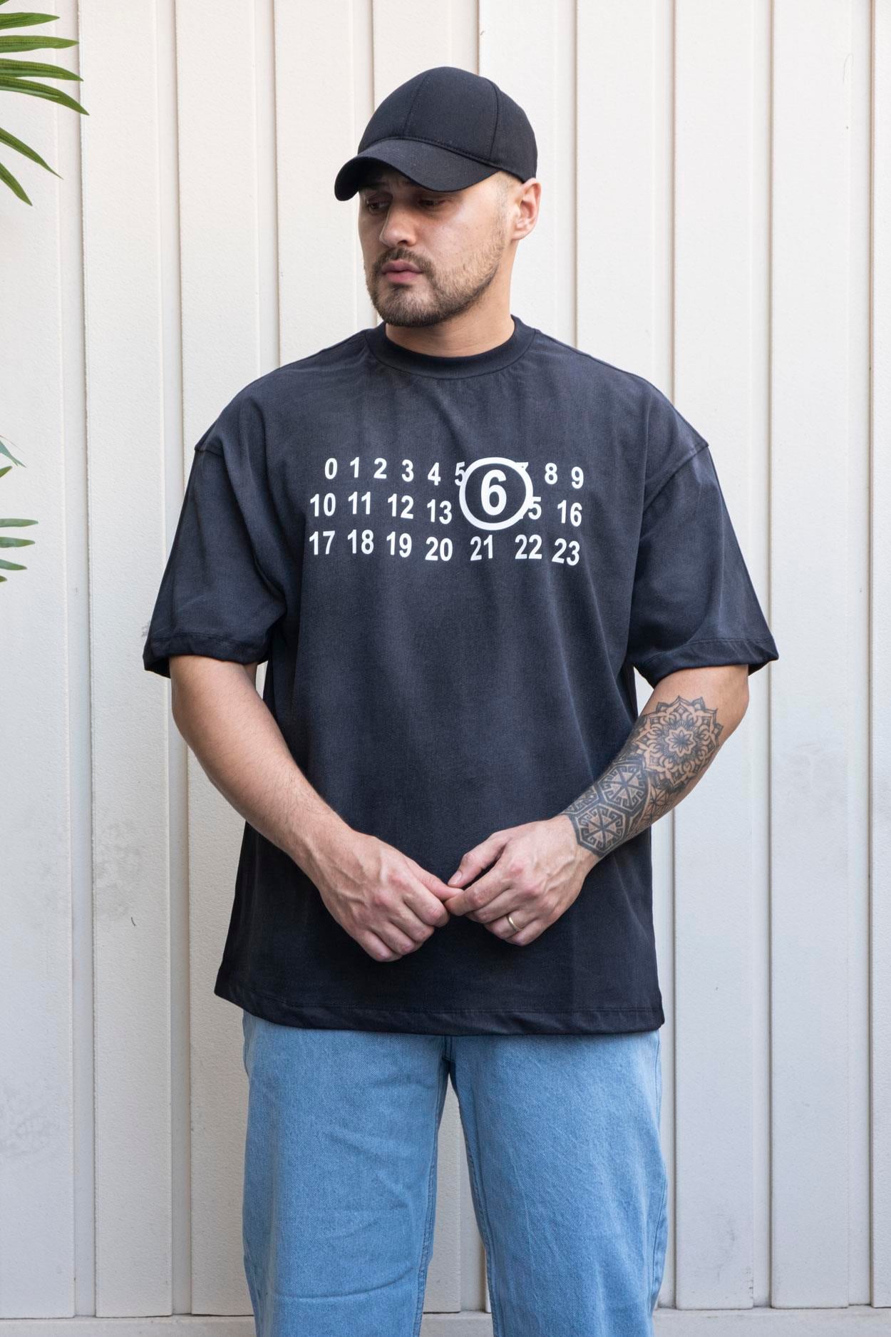 Baskılı Oversize T-Shirt (TSS34)