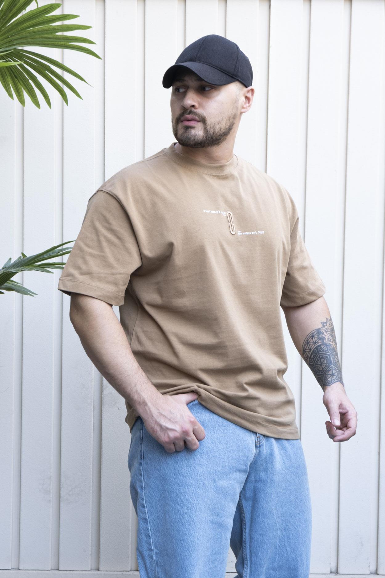 Baskılı Oversize T-Shirt (YTK02)