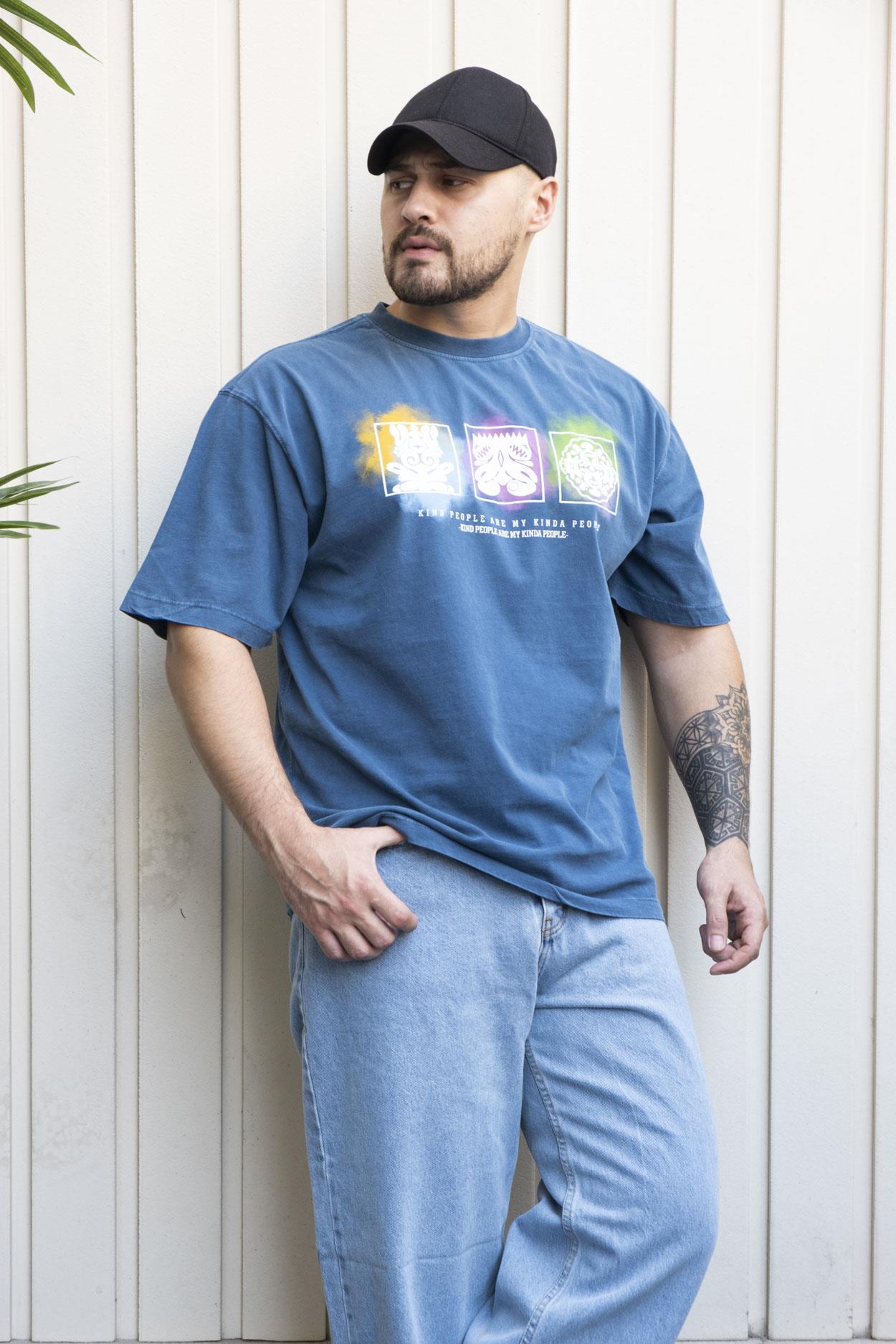 Baskılı Oversize T-Shirt (YTM08)