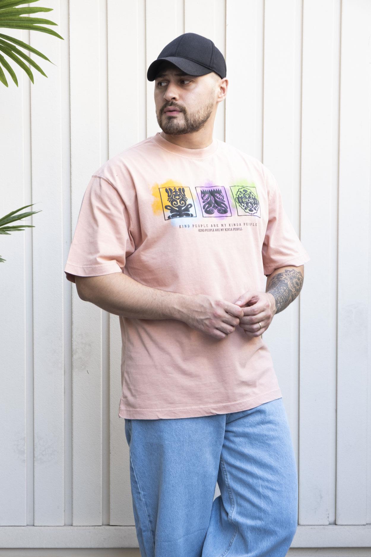 Baskılı Oversize T-Shirt (YTP08)