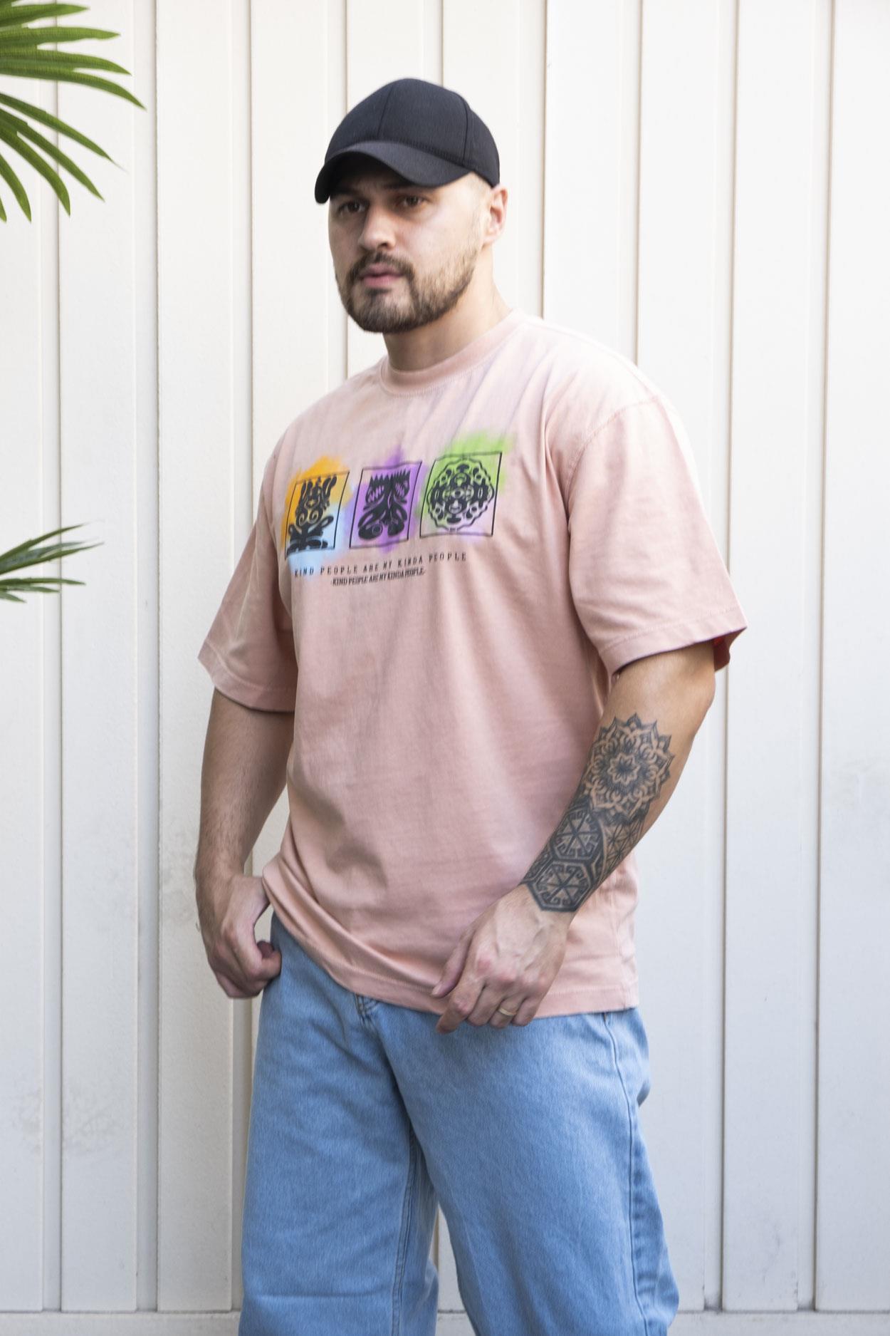 Baskılı Oversize T-Shirt (YTP08)