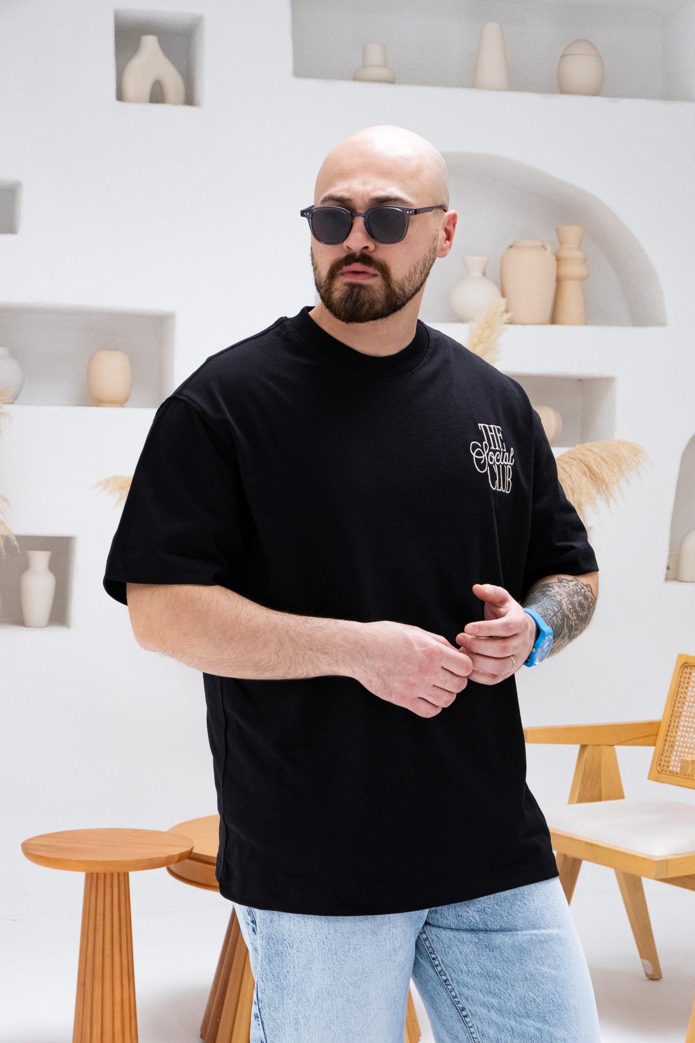 Baskılı Ve Nakışlı Oversize T-Shirt (TSS45)