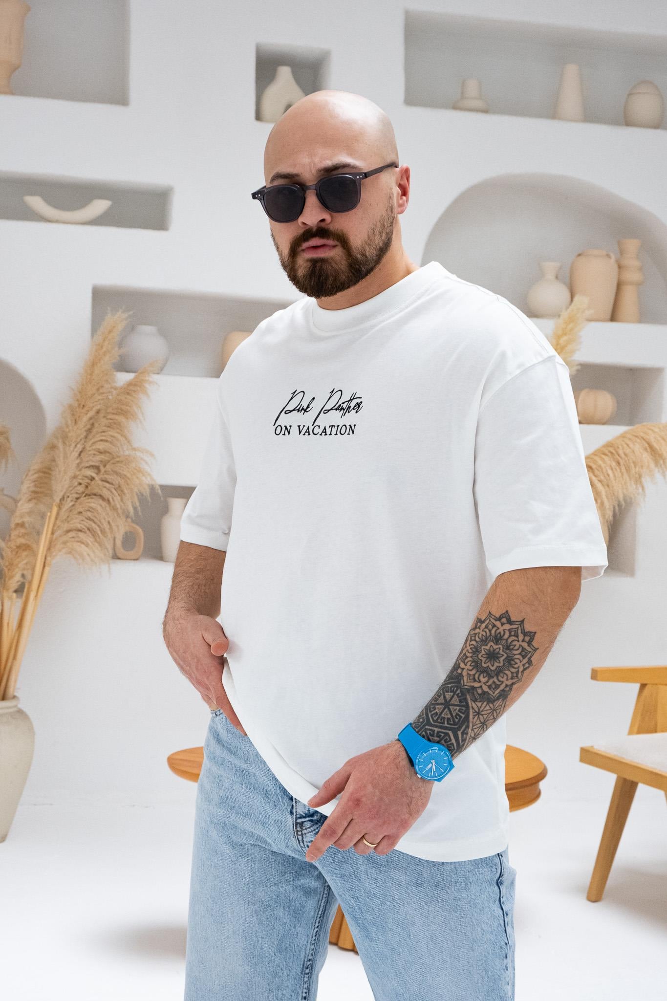 Baskılı Ve Nakışlı Oversize T-Shirt (TSB46)