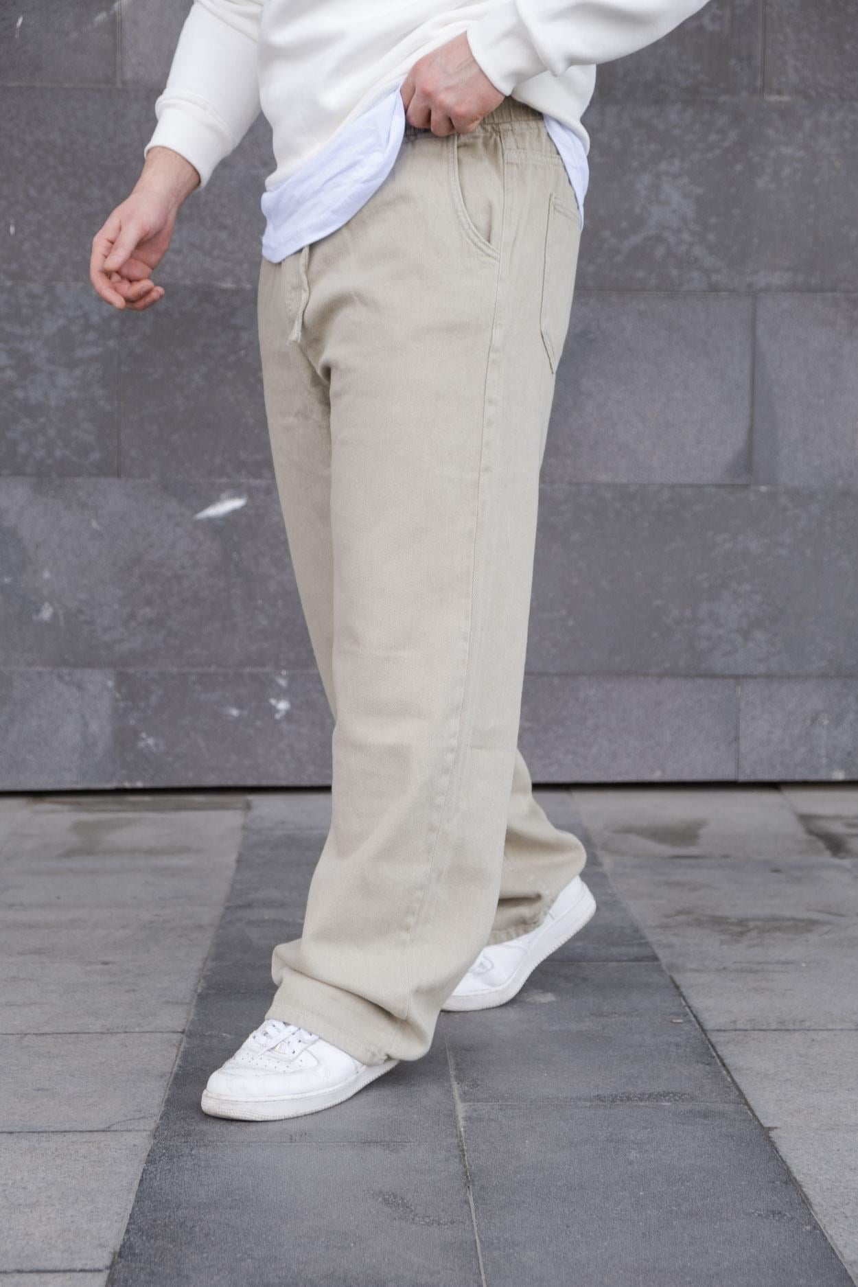 Beli Lastikli Baggy Gabardin Pantolon (JGY18)