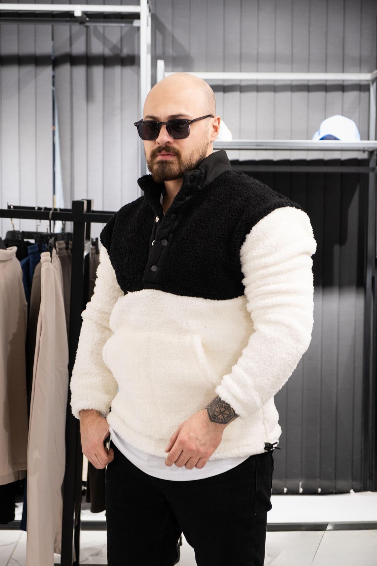 Çıtçıt Detaylı Peluş Sweatshirt (FR-U1)