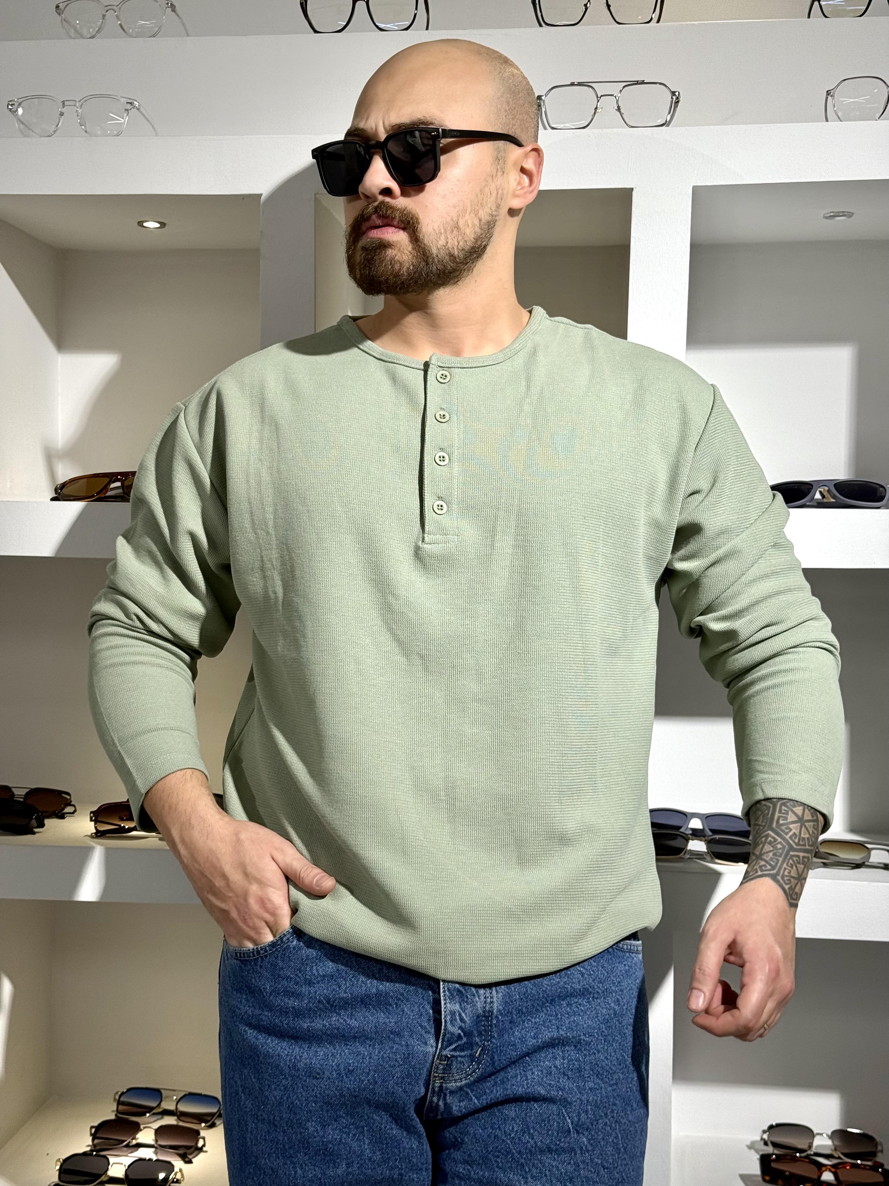 Düğme Detaylı Kampanyalı Sweatshirt (SVTY78)