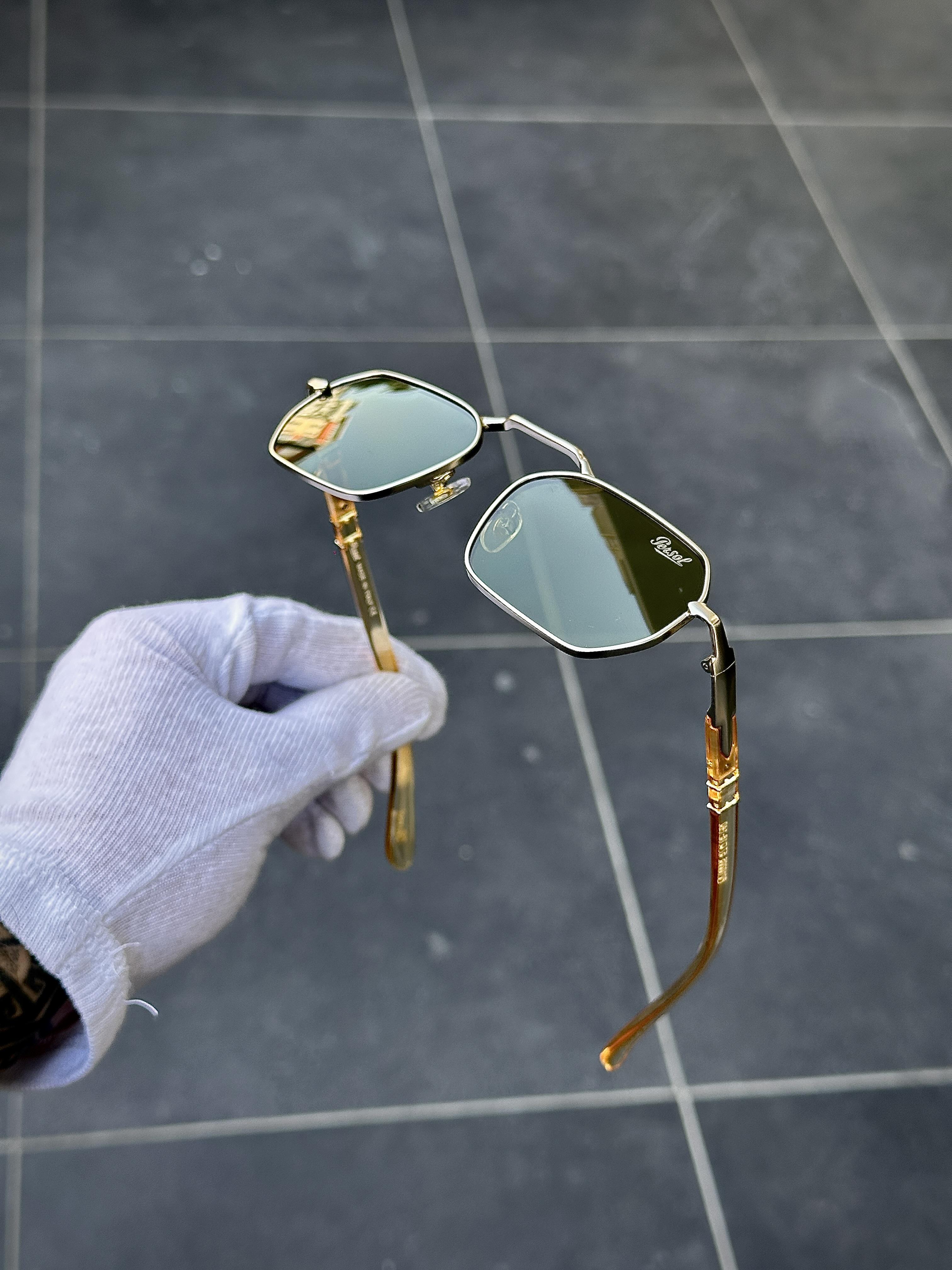 Eşref Tek Erkek Güneş Gözlüğü (Yeşil)