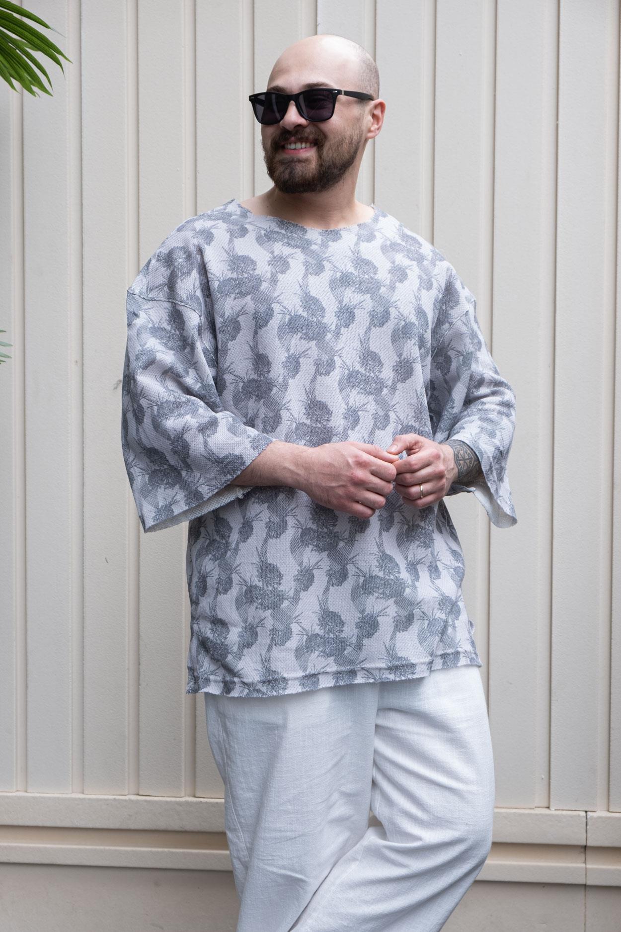 Fakir Kol Dijital Baskılı Oversize T-Shirt (TS17)
