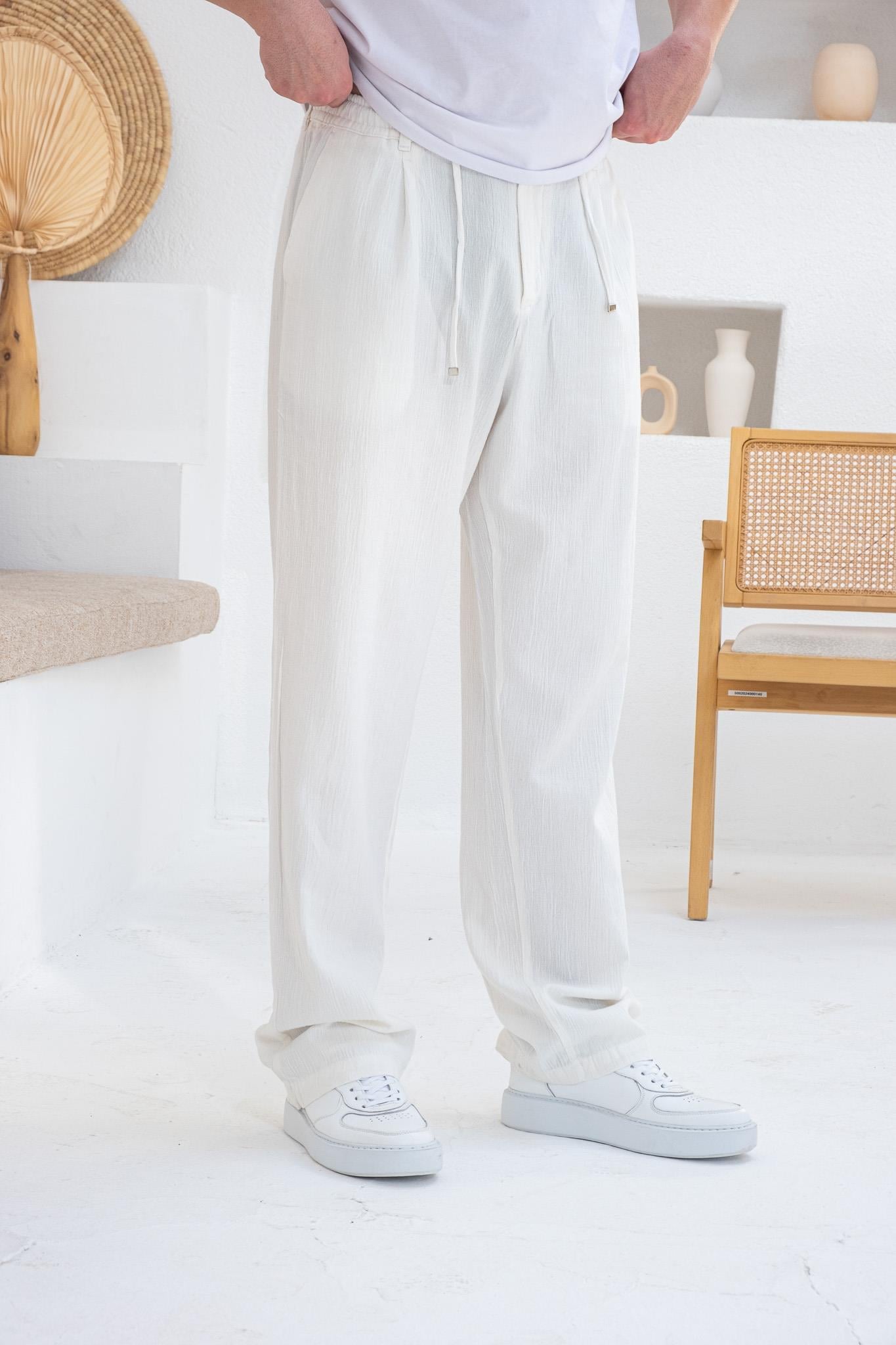 Krinkıl Kumaş Rahat Kalıp Jogger (JGB33) 