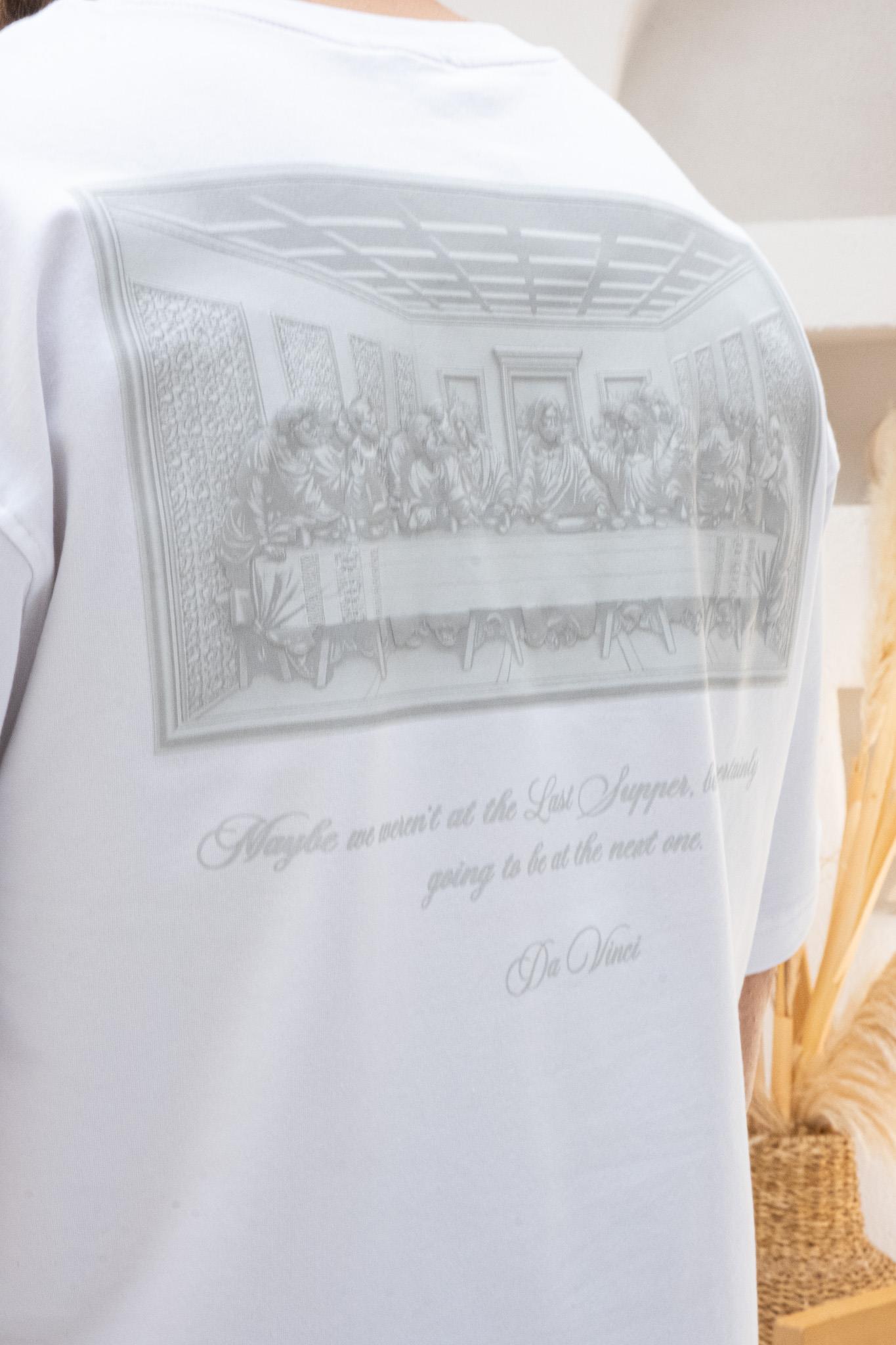 Göğüs Sırt Kabartma Baskılı Oversize T-shirt(TSB59)