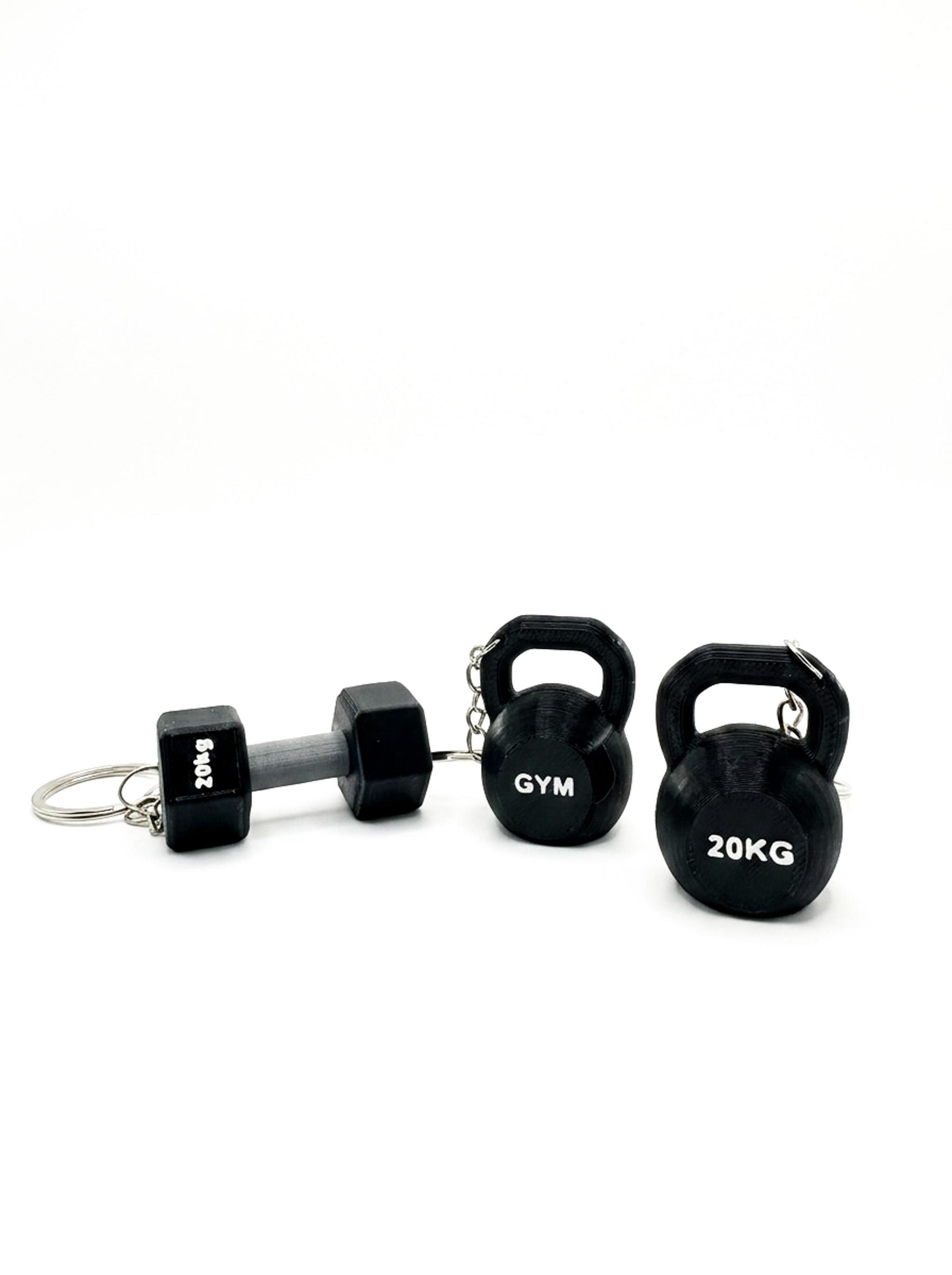 Gym Temalı Kettlebell Anahtarlık