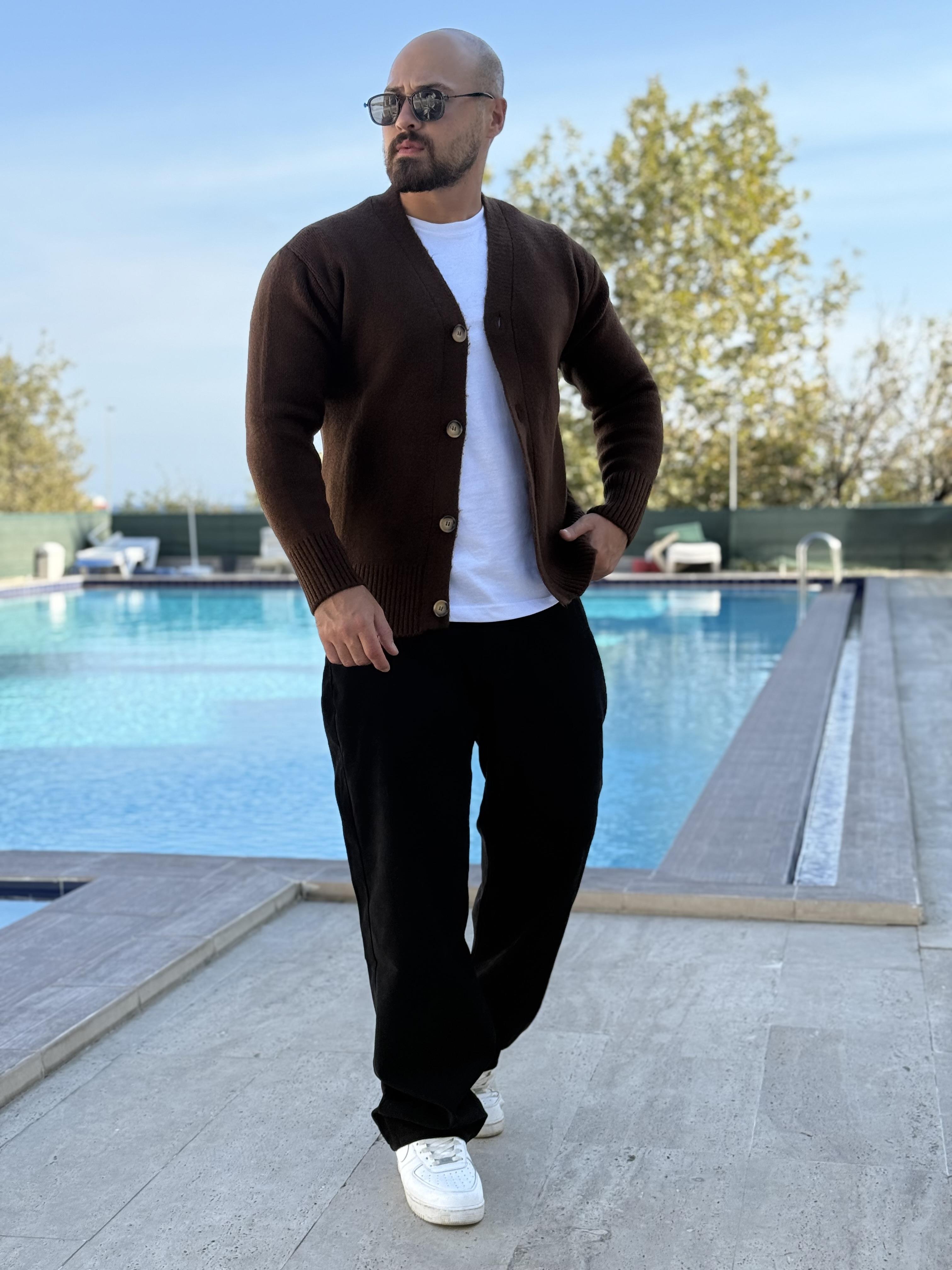 Kalın, Düğmeli Hırka (MEVKA44)