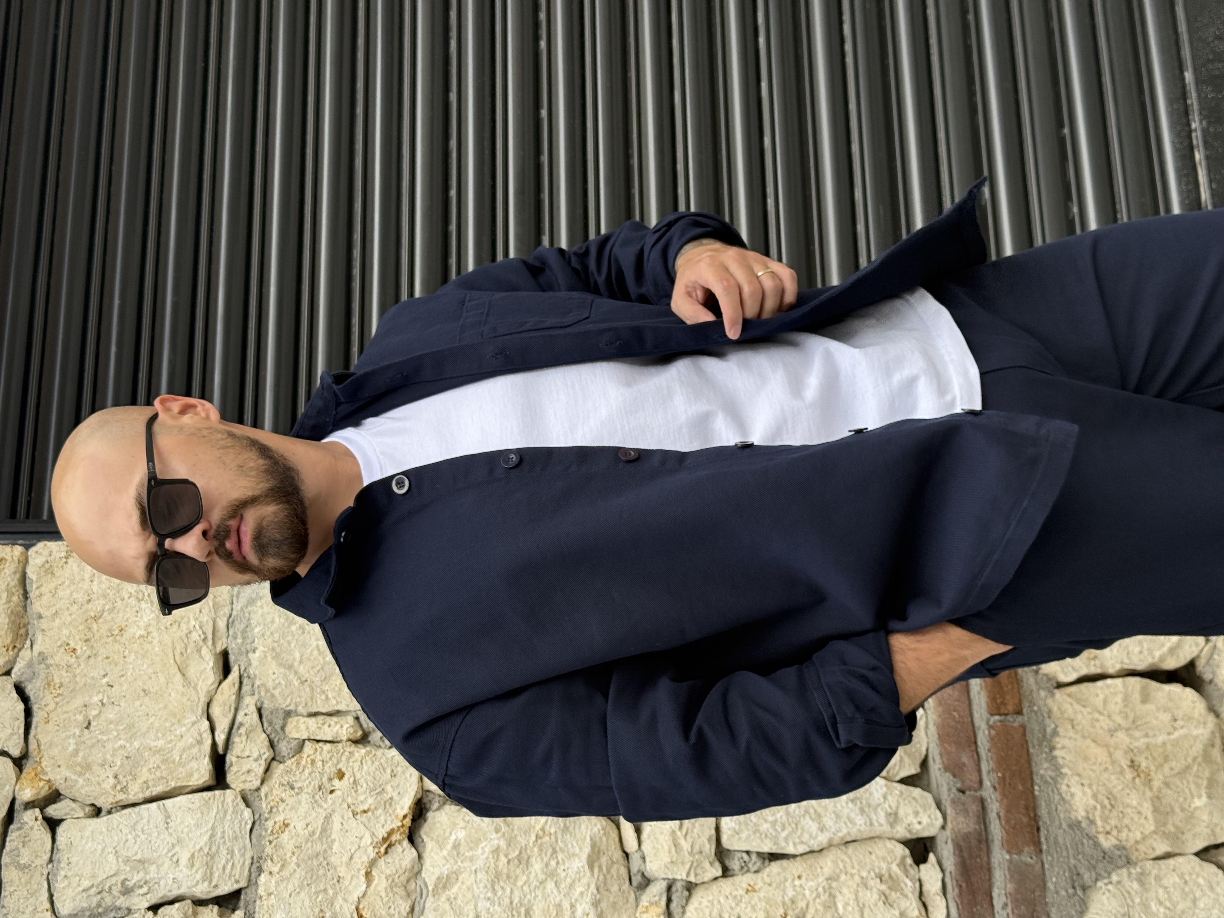 Kalın Gabardin Kumaş Gömlek/Jogger Takım (TKL20)