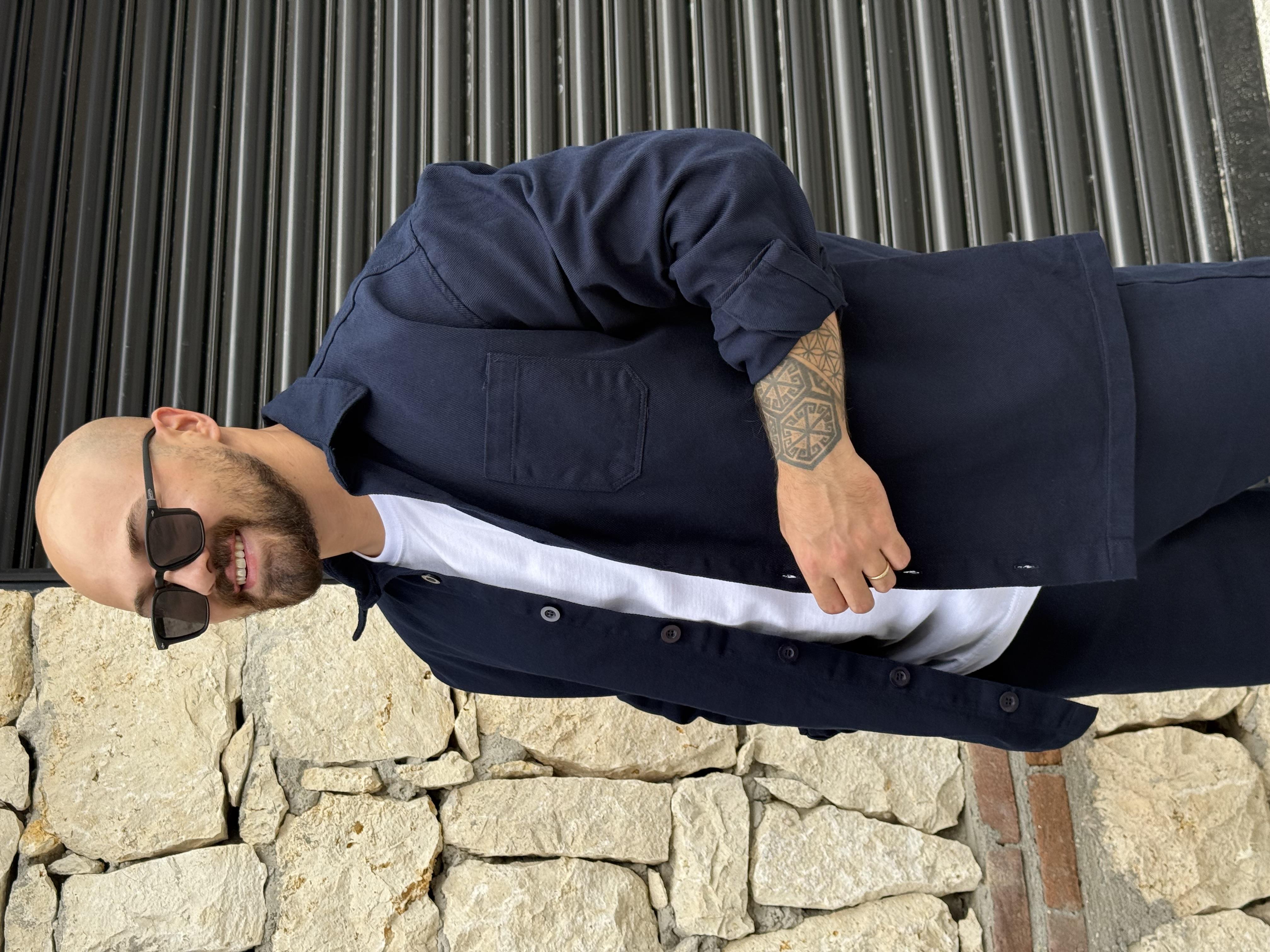 Kalın Gabardin Kumaş Gömlek/Jogger Takım (TKL20)