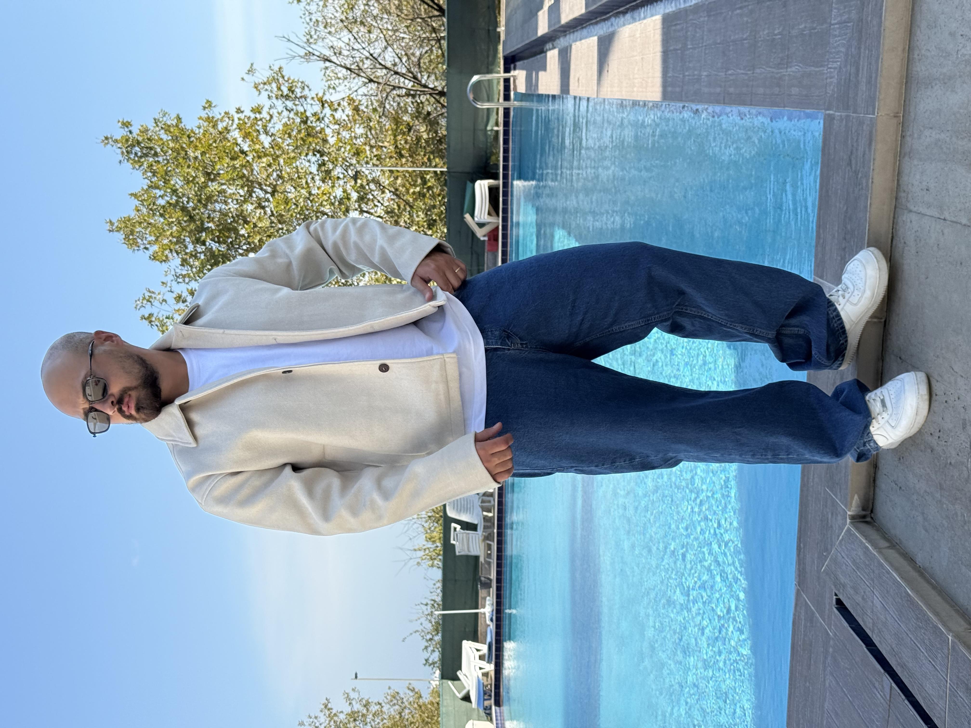 Kalın Kaşe Kumaş Rahat Kalıp Ceket (MEVKR45)