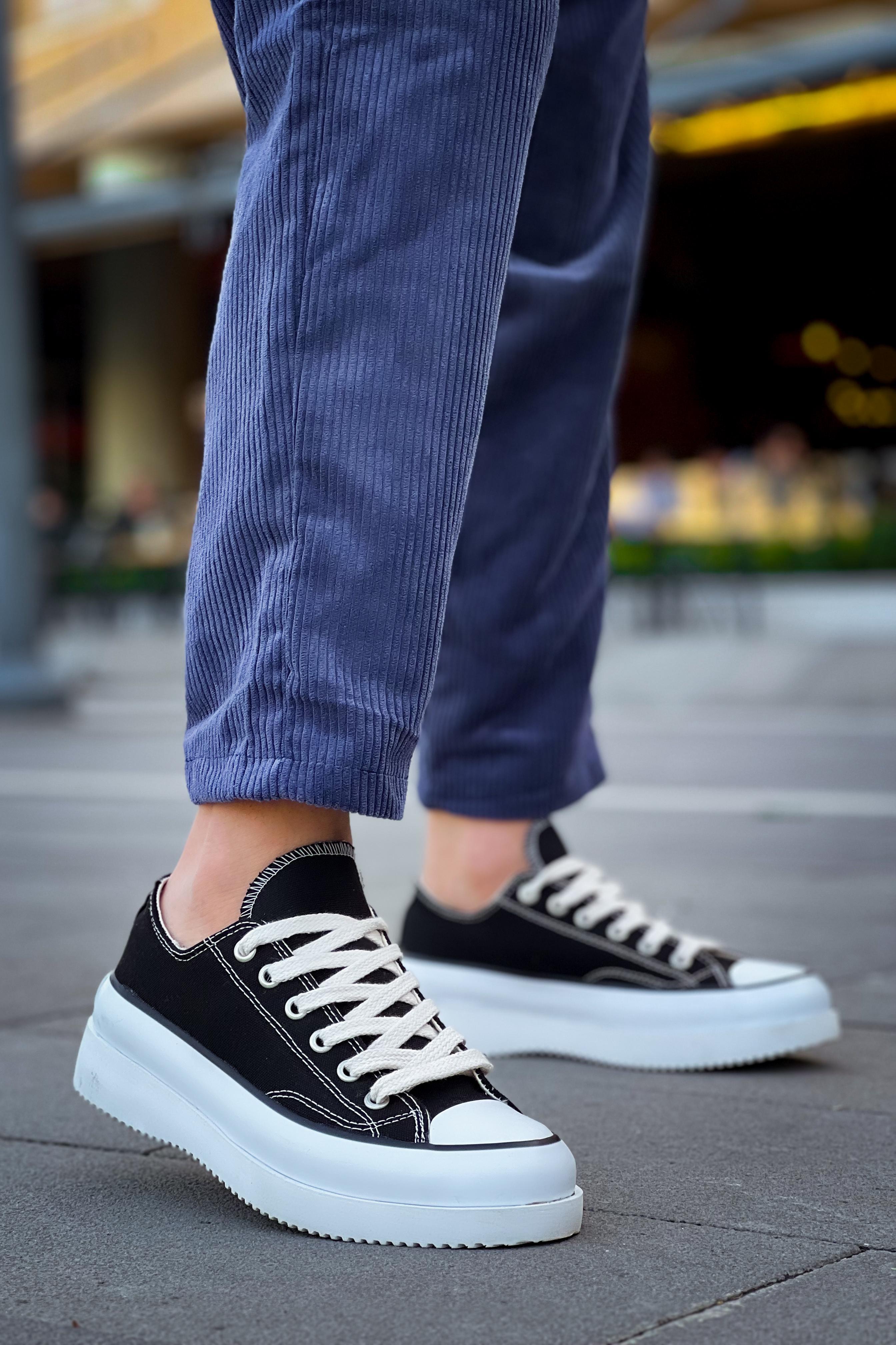 Kalın Tabanlı Günlük Sneaker Ayakkabı (AYK14)