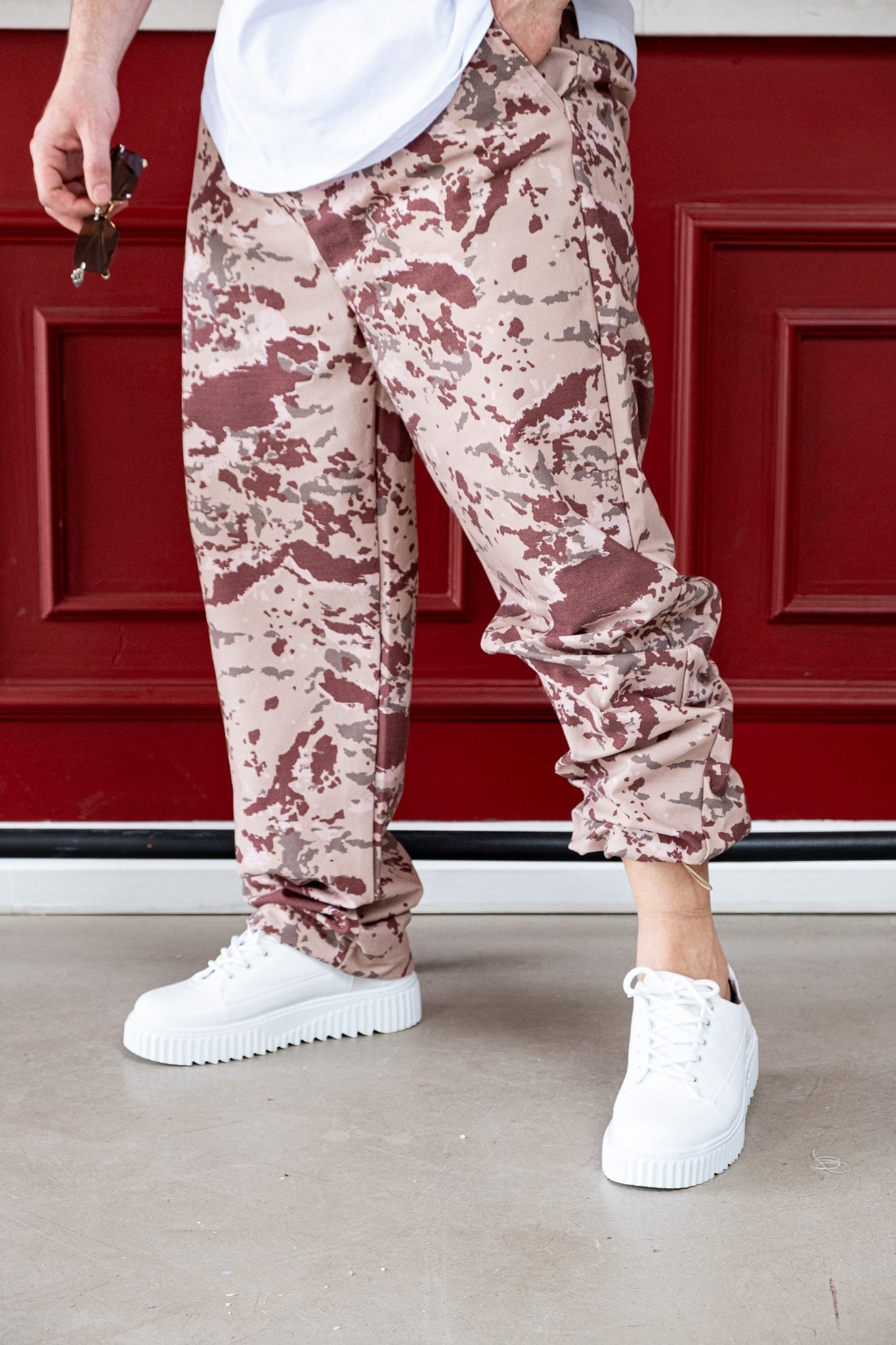 Kamuflaj Desen Keten Jogger Pantolon (JGÇ53)