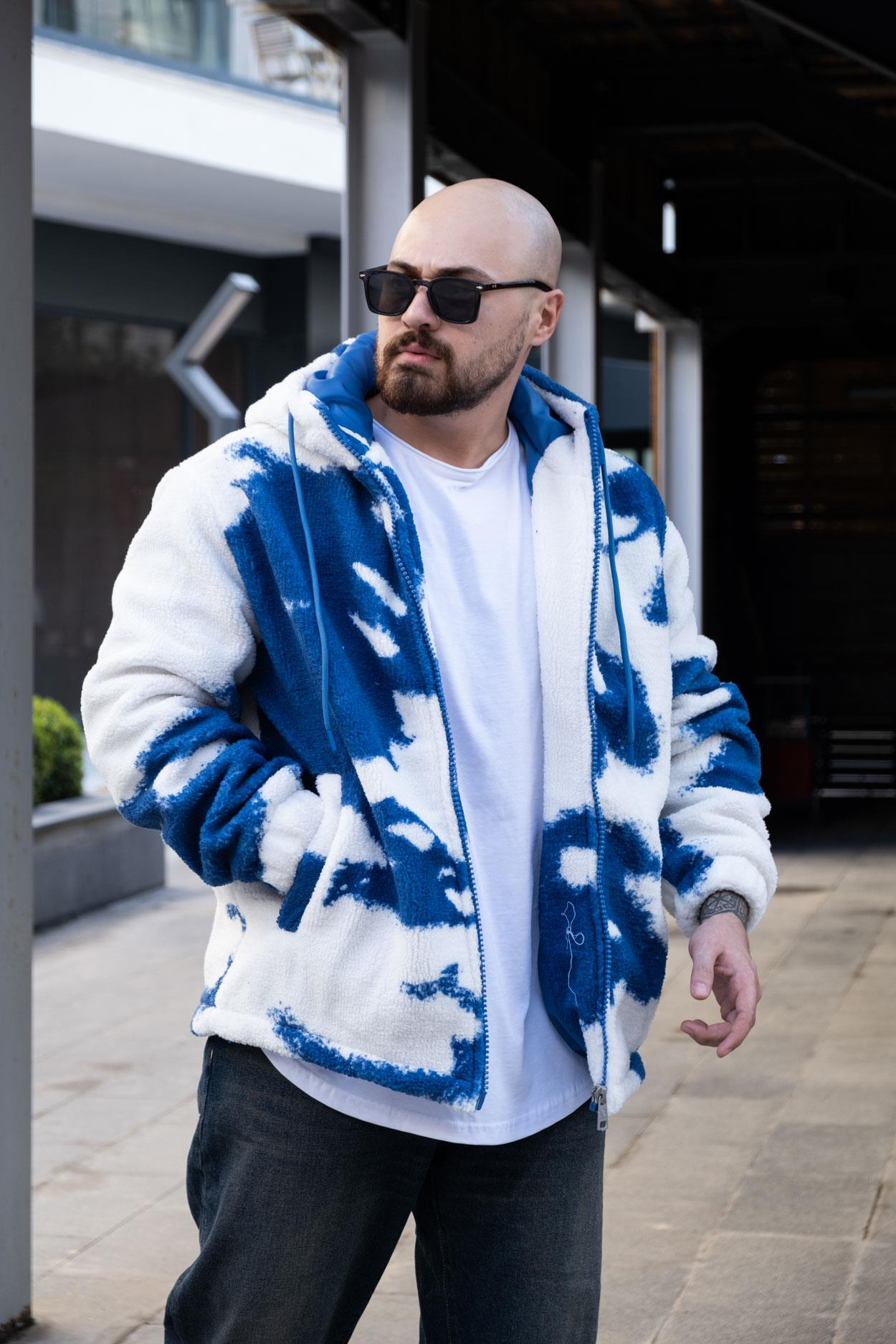 Kapüşonlu Oversize Peluş Mont (MT18)