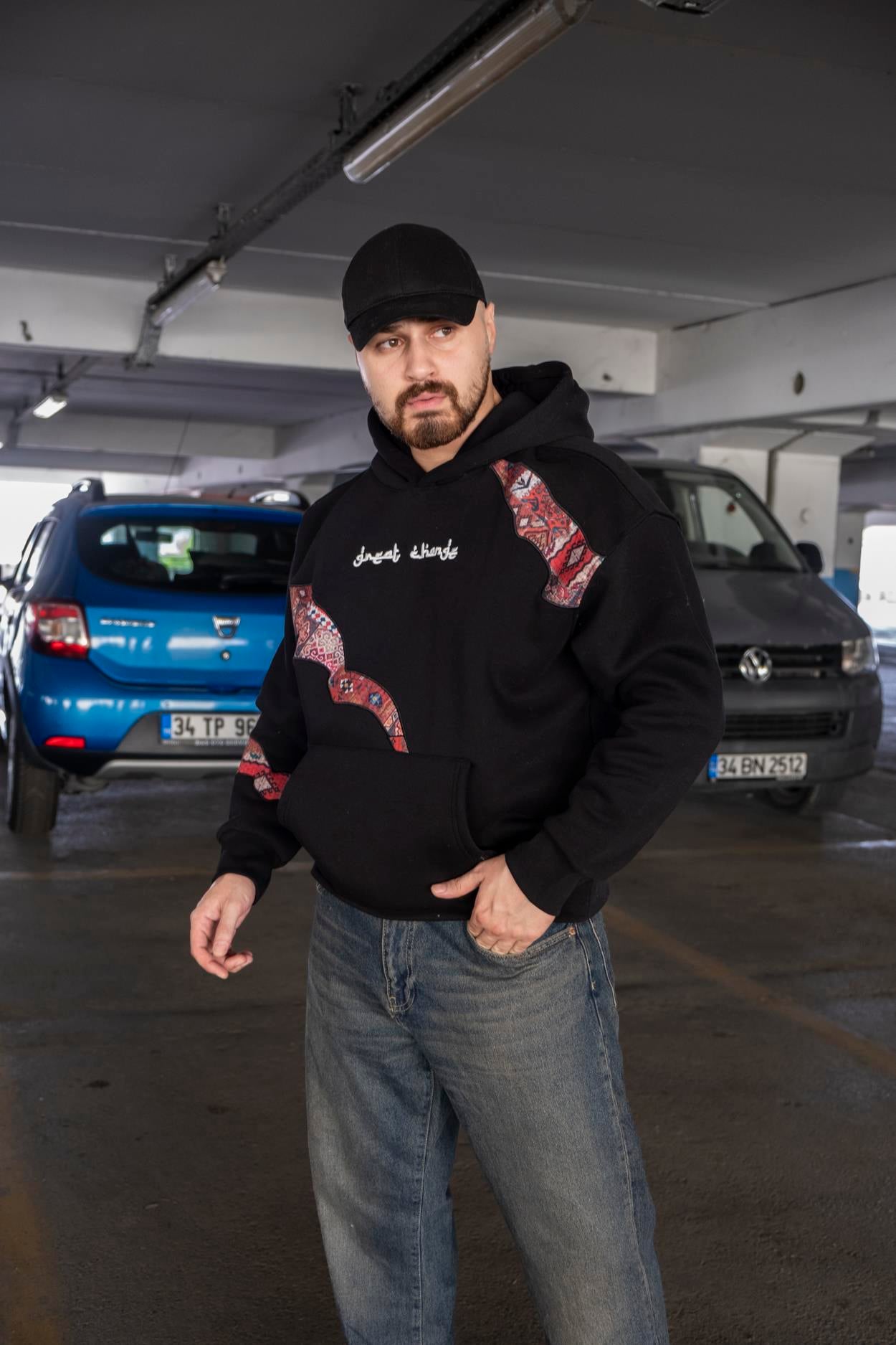 Kapüşonlu Oversize Sweatshirt (SVTS03)