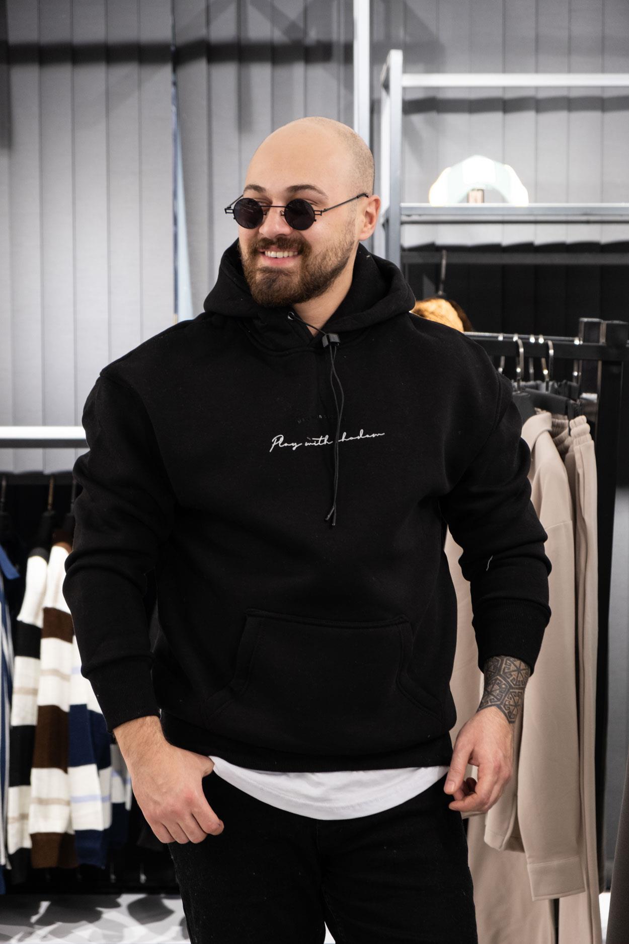Kapüşonlu Şardonlu Sweatshirt (K-SWTS4)