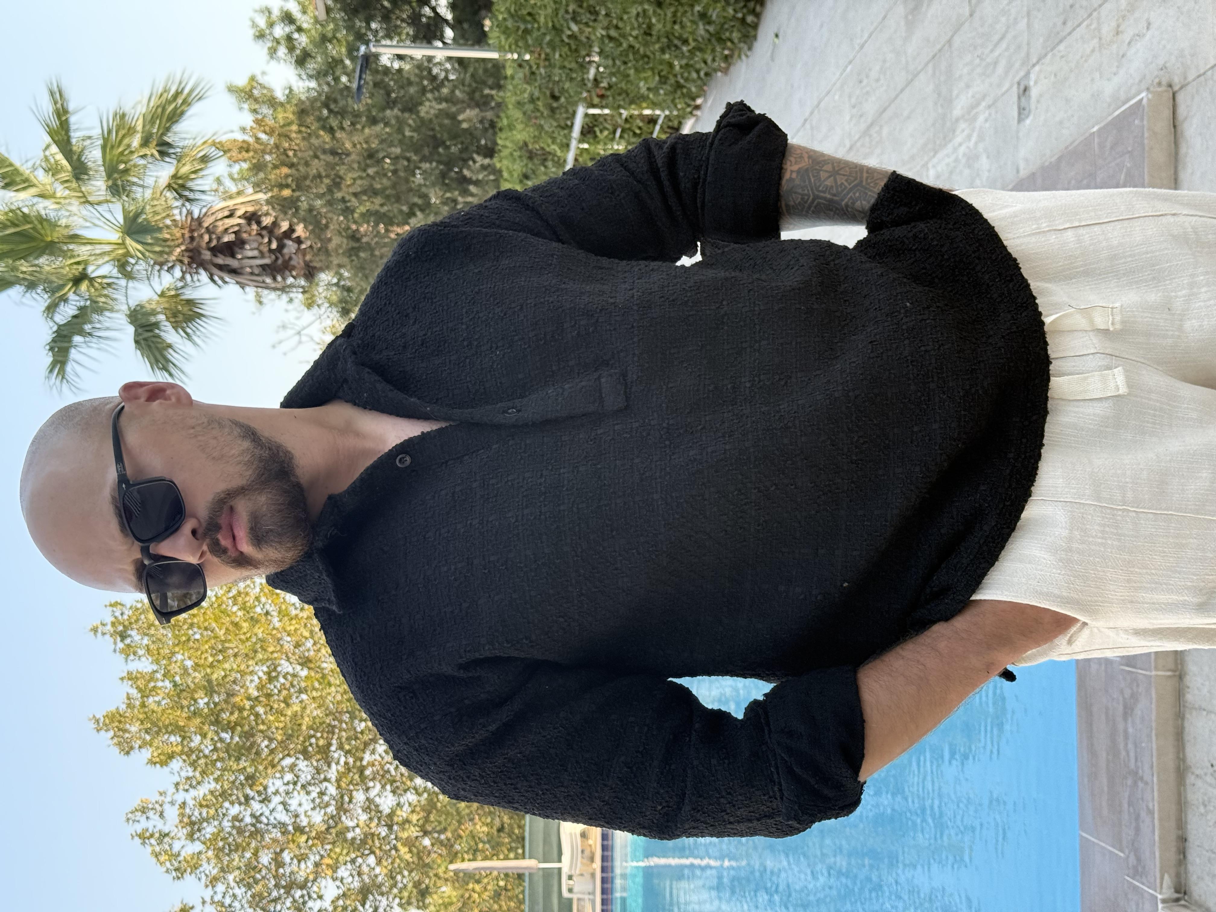 Kaşe Kumaş Rahat Kalıp  Sweatshirt (SVTS41)