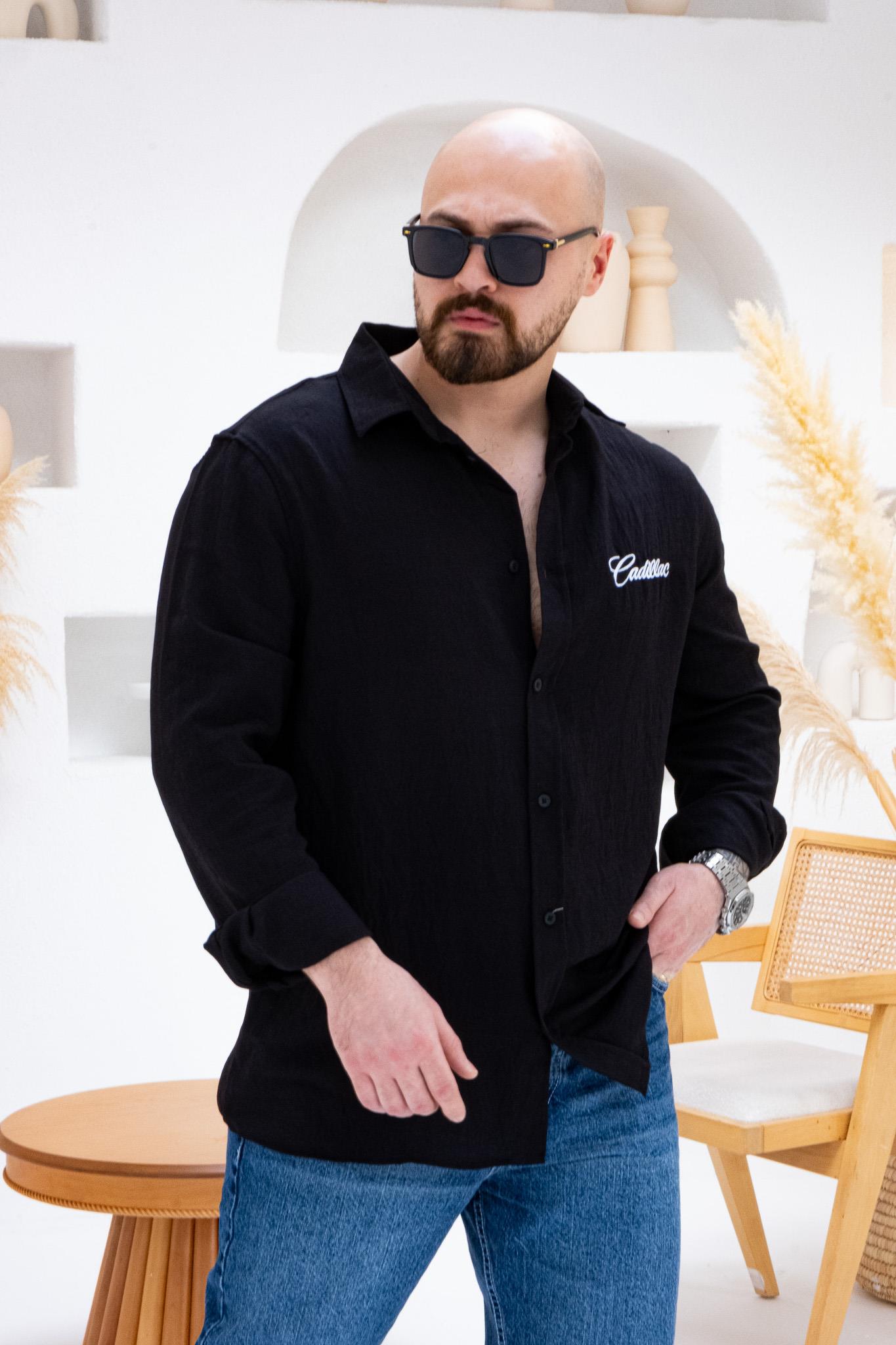 Klasik Tasarımlı Nakış Detaylı Gömlek (GMS82)