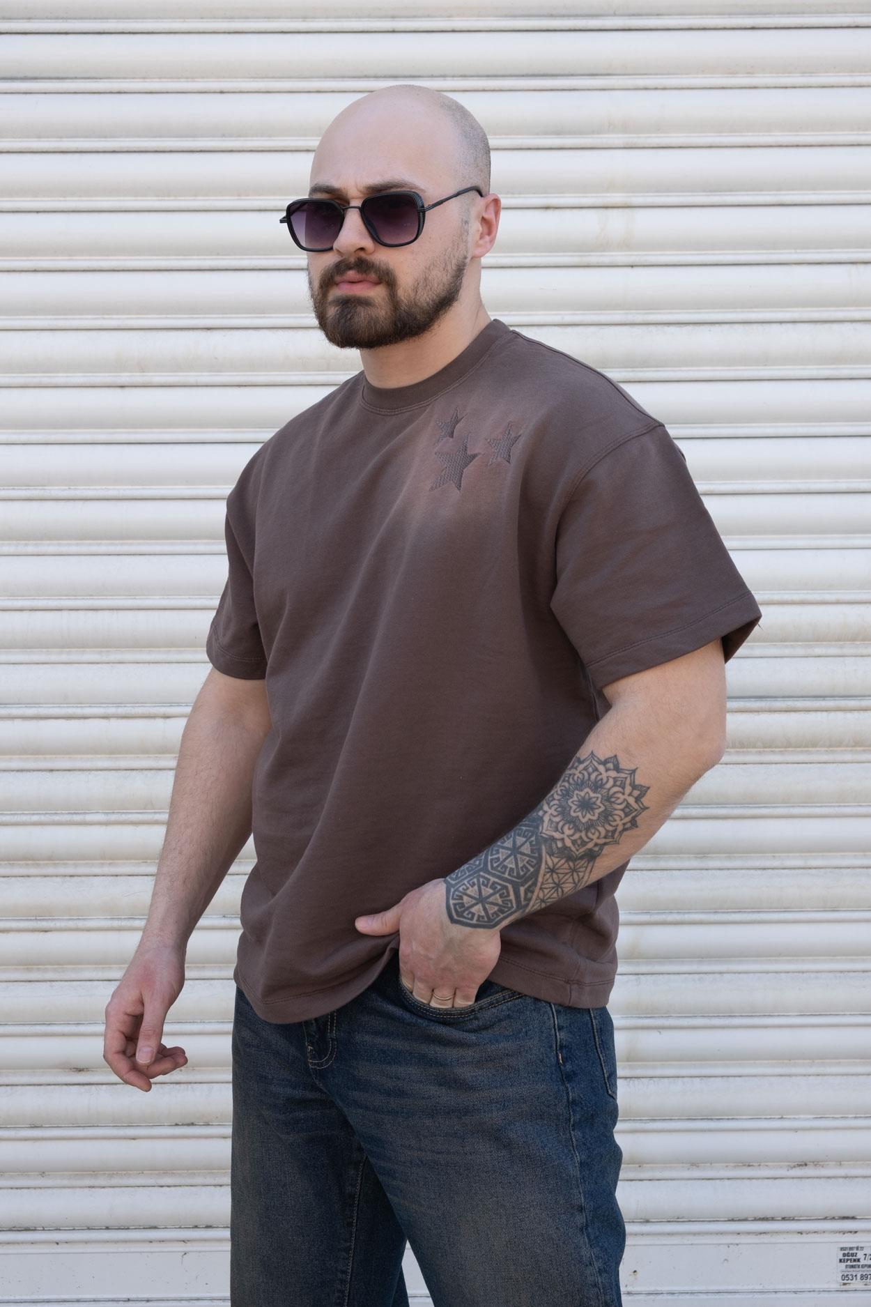 Nakış Detaylı Oversize T-Shirt (TSKA06)