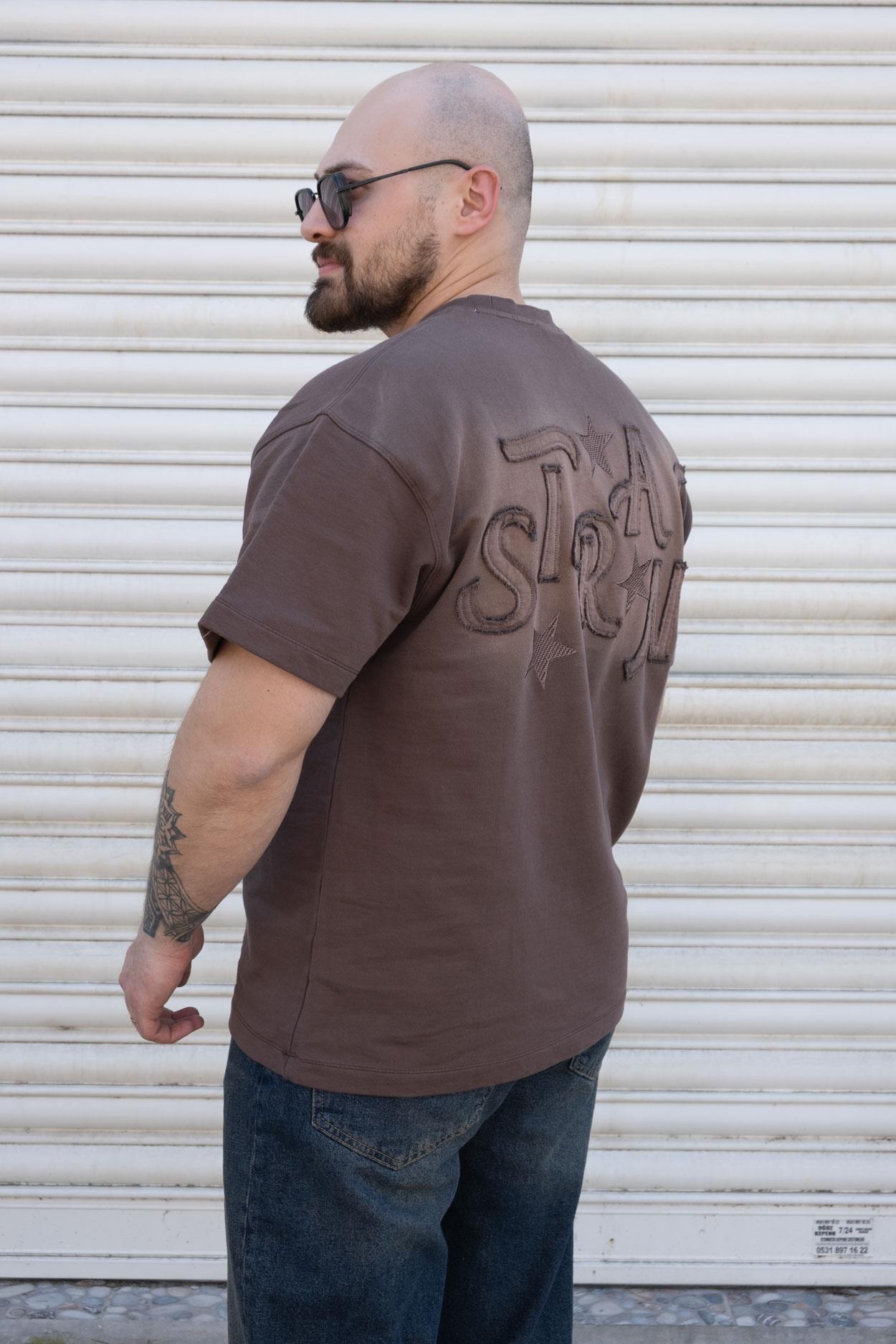 Nakış Detaylı Oversize T-Shirt (TSKA06)