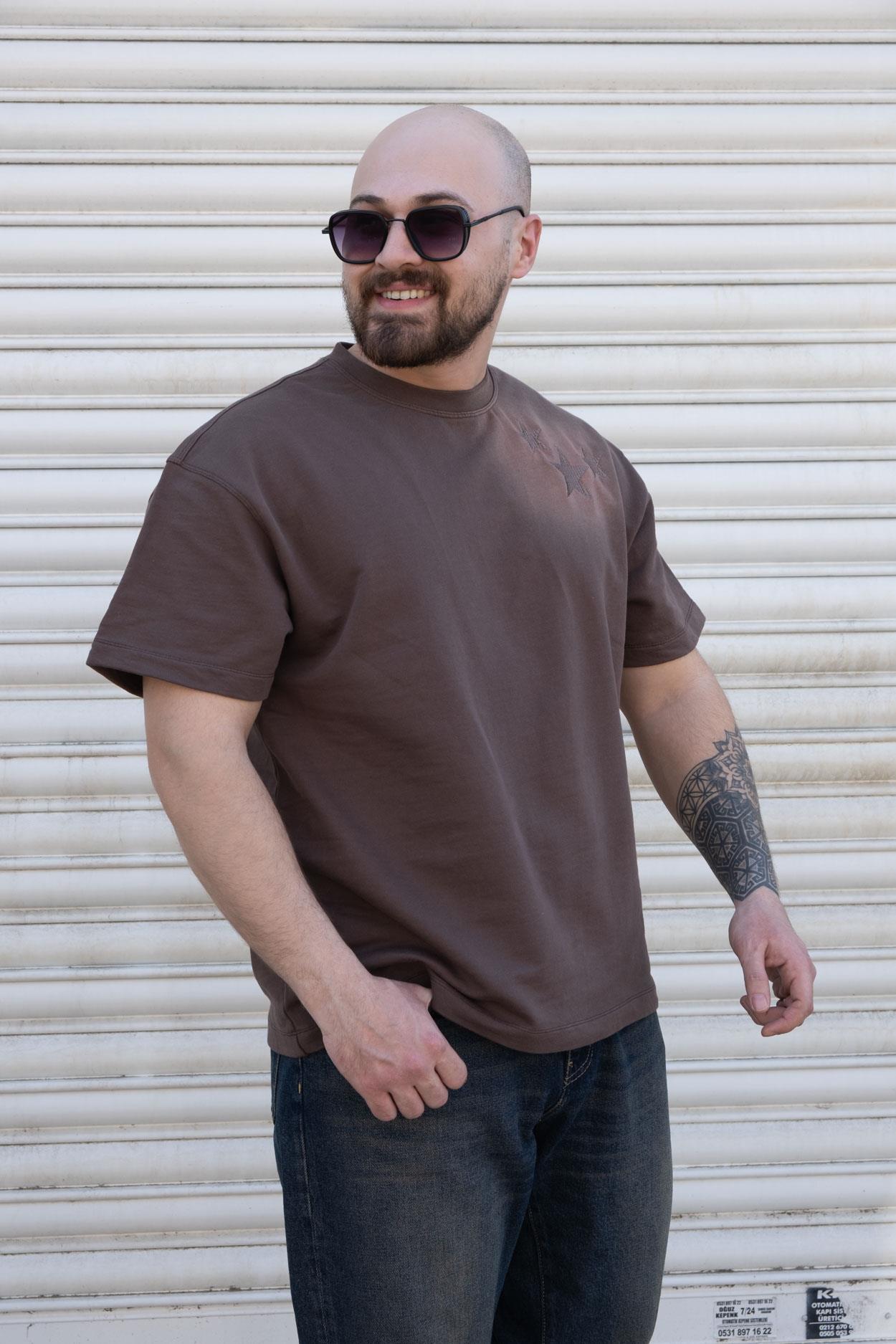 Nakış Detaylı Oversize T-Shirt (TSKA06)
