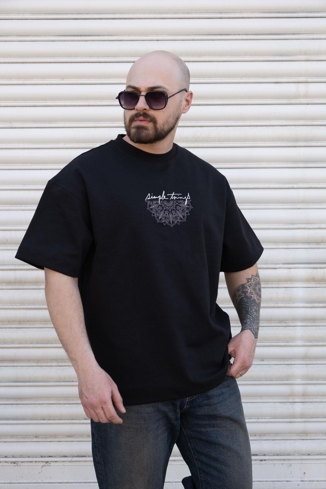 Nakış Detaylı Oversize T-Shirt (TSS07)