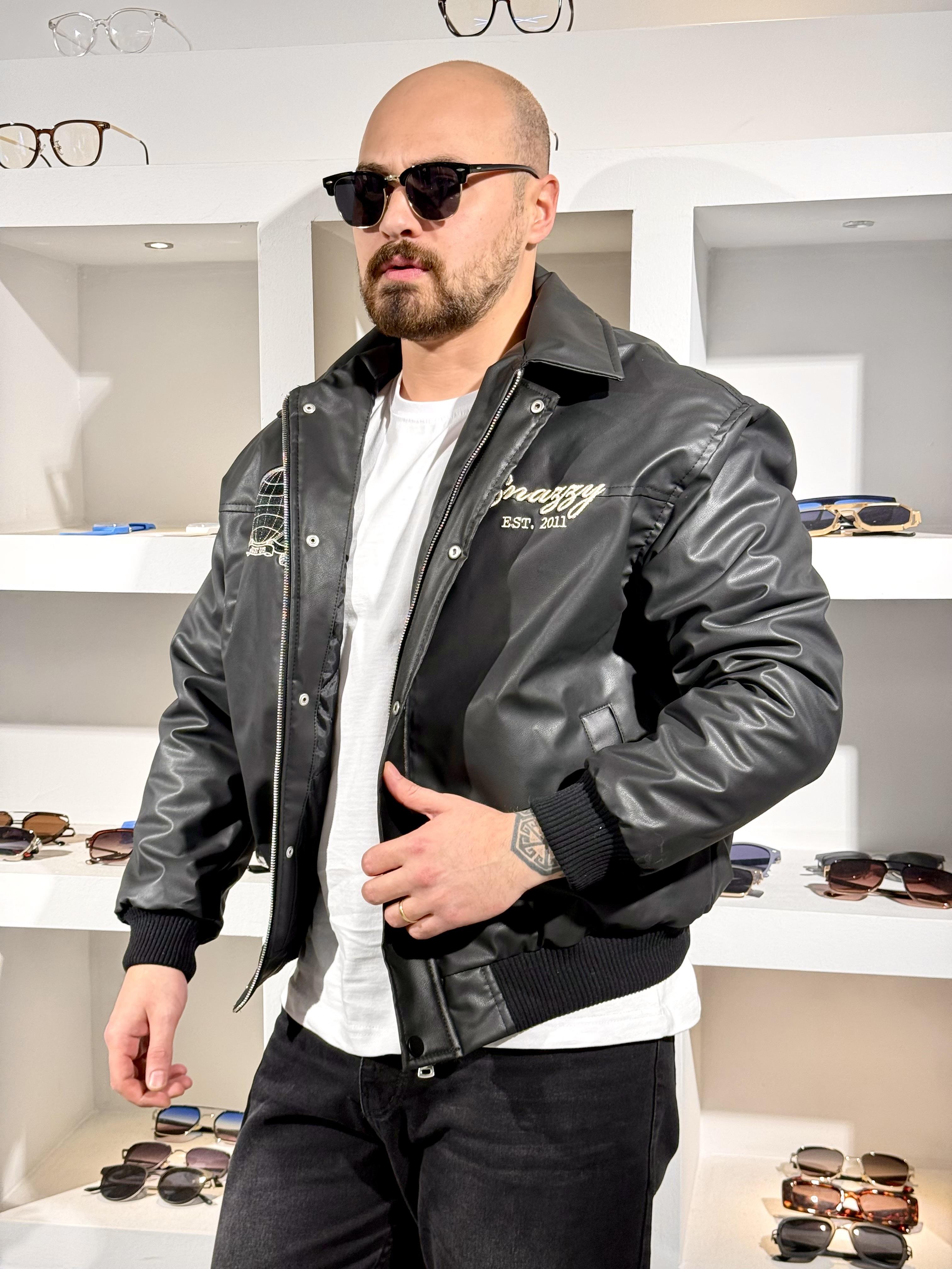 Nakışlı Deri Mont (MTS70)