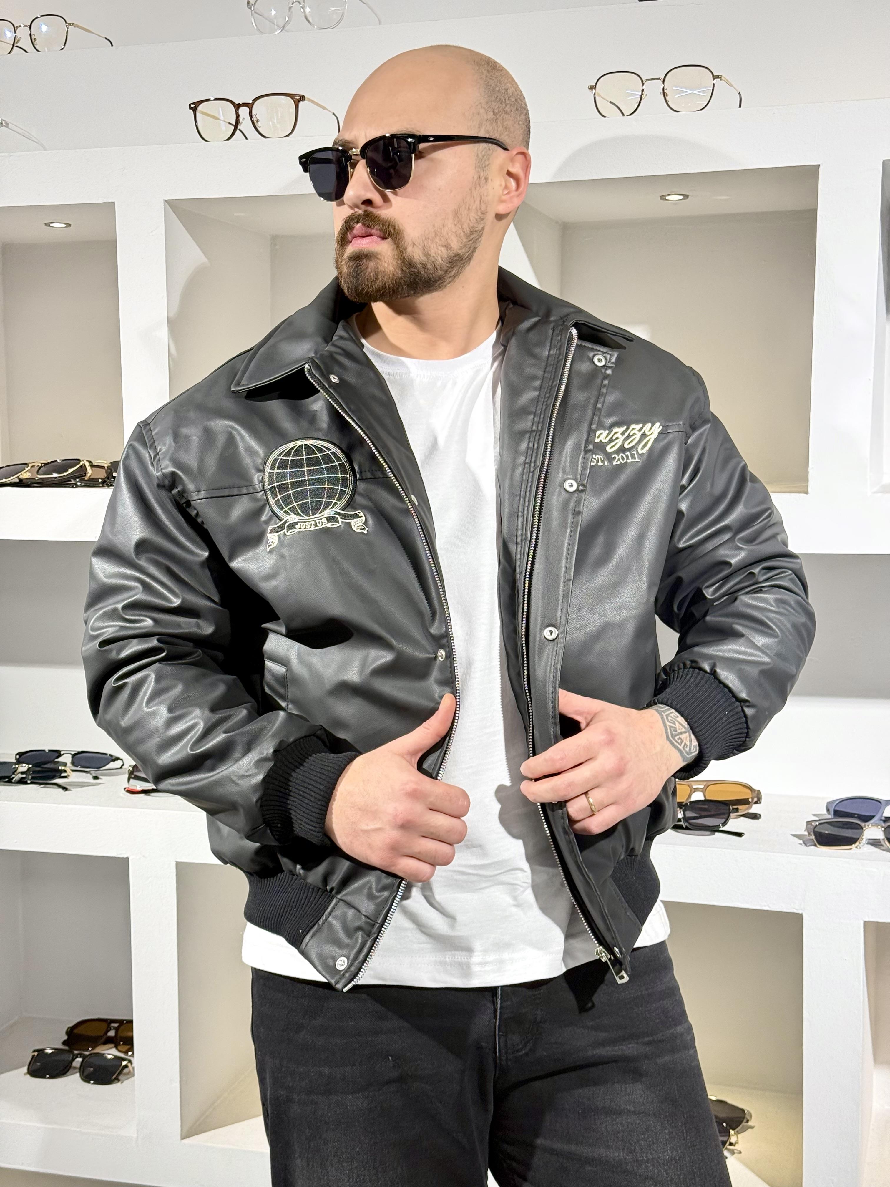 Nakışlı Deri Mont (MTS70)