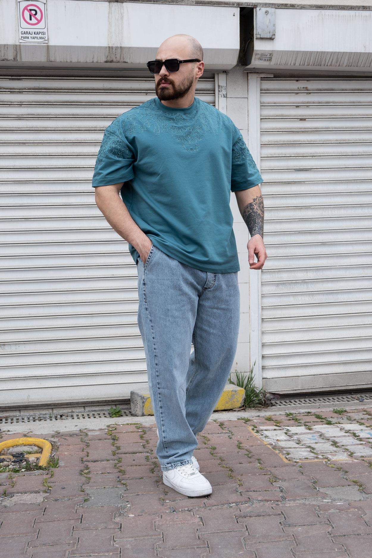 Nakışlı Oversize T-Shirt (TSY09)