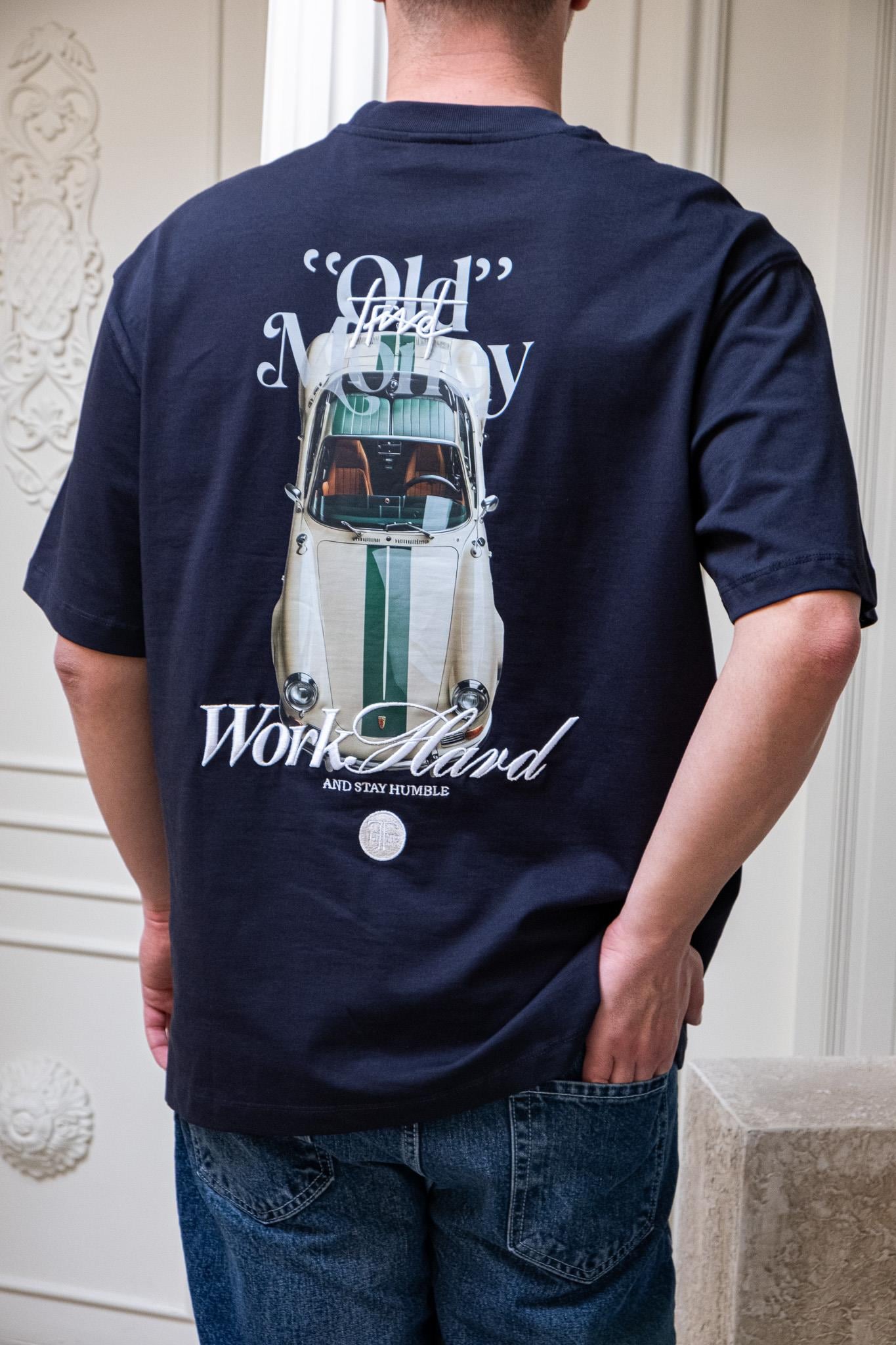 Old Money Vintage Car Tasarım T-Shirt (TSL41)