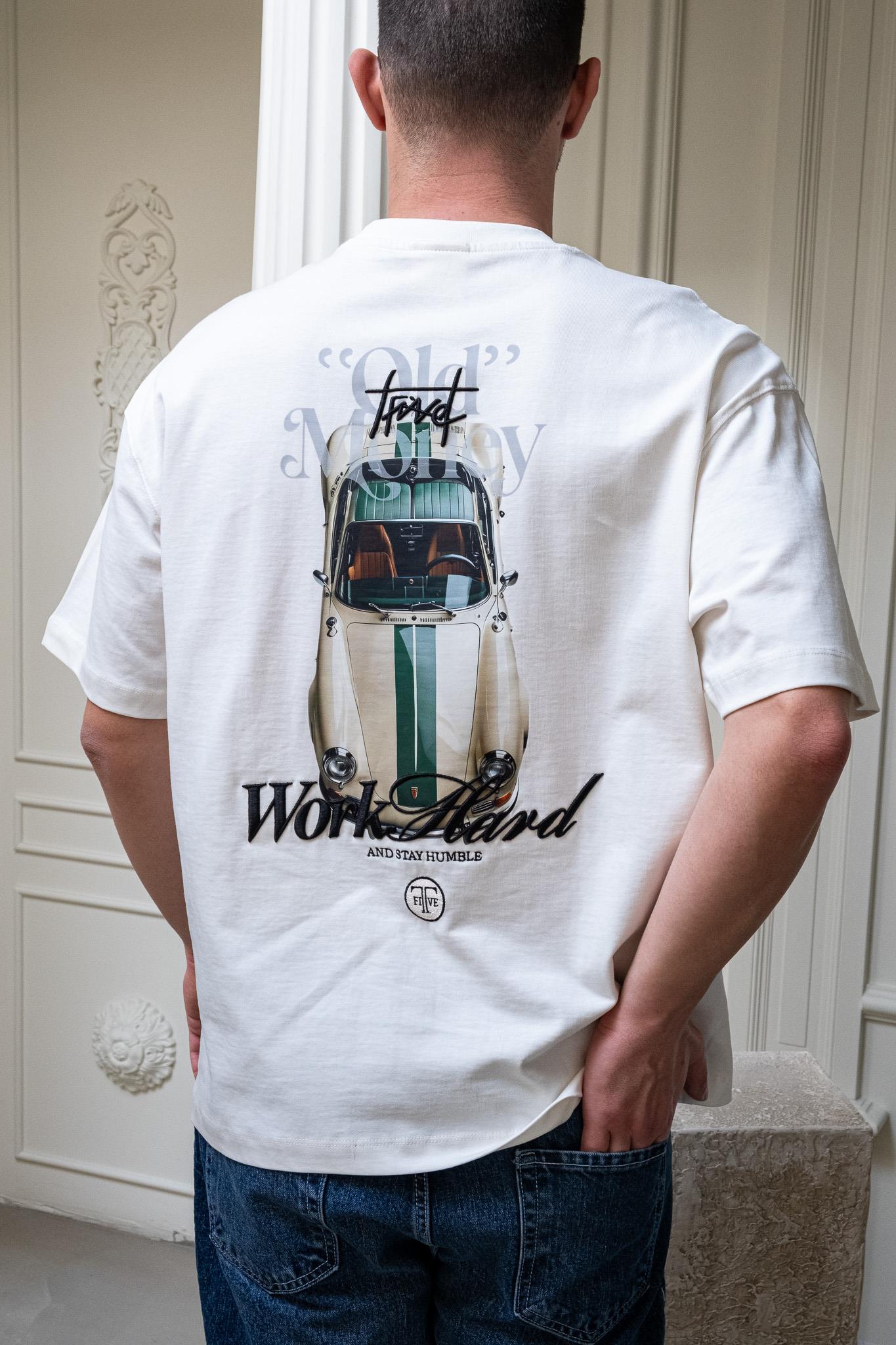 Old Money Vintage Car Tasarım T-Shirt (TSB41)