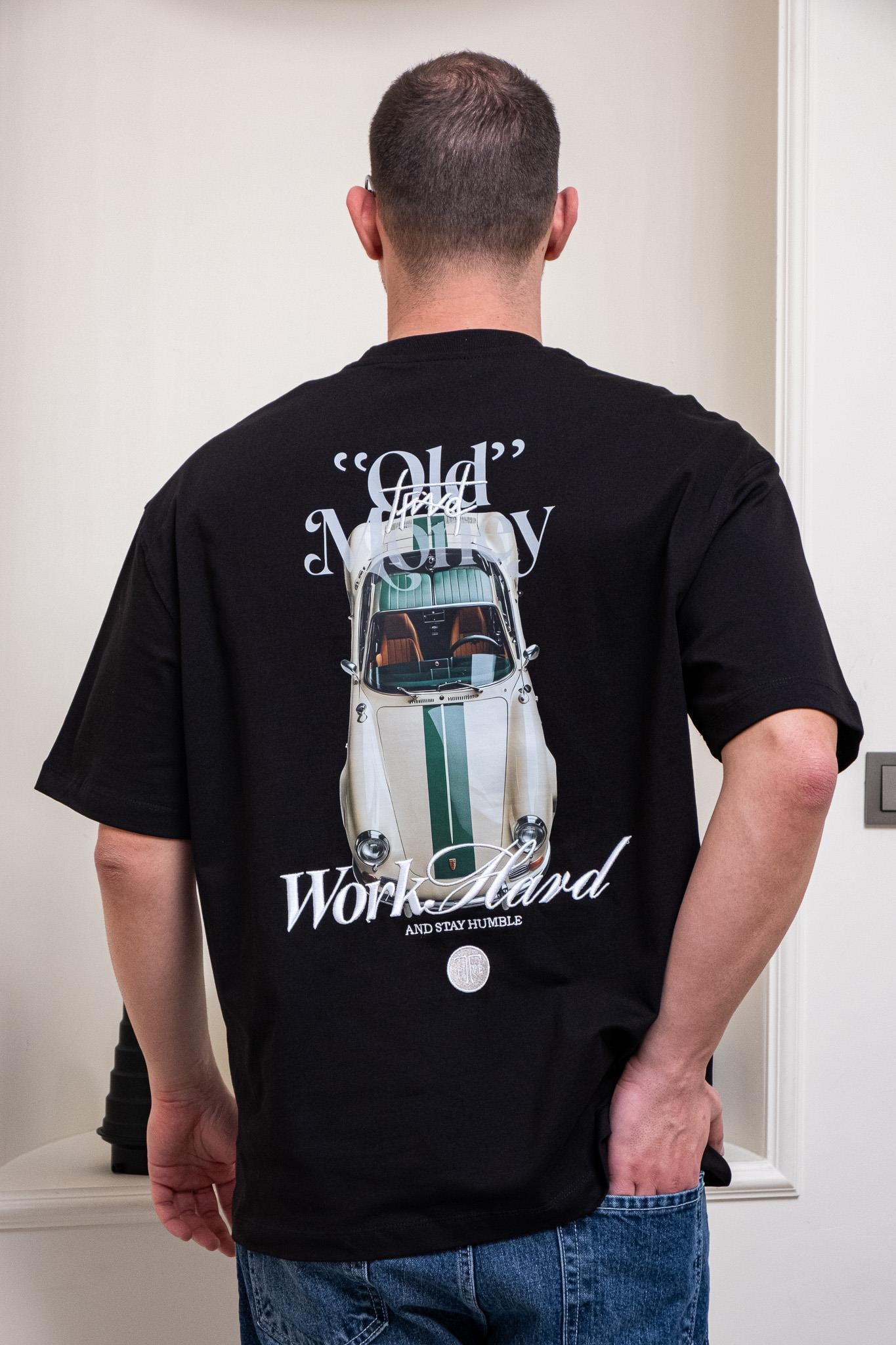 Old Money Vintage Car Tasarım T-Shirt (TSS41)
