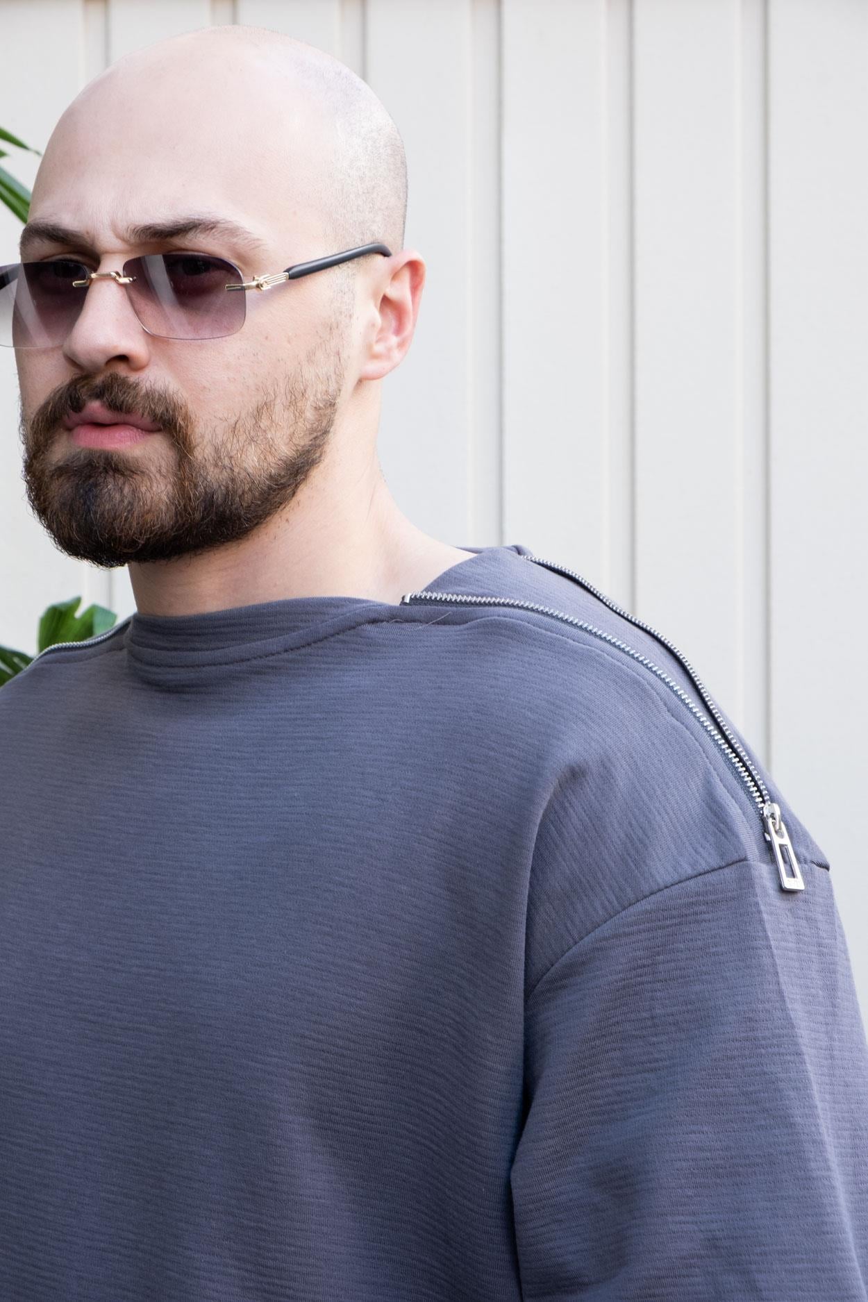 Omuz Detaylı Oversize T-Shirt (TSG26)