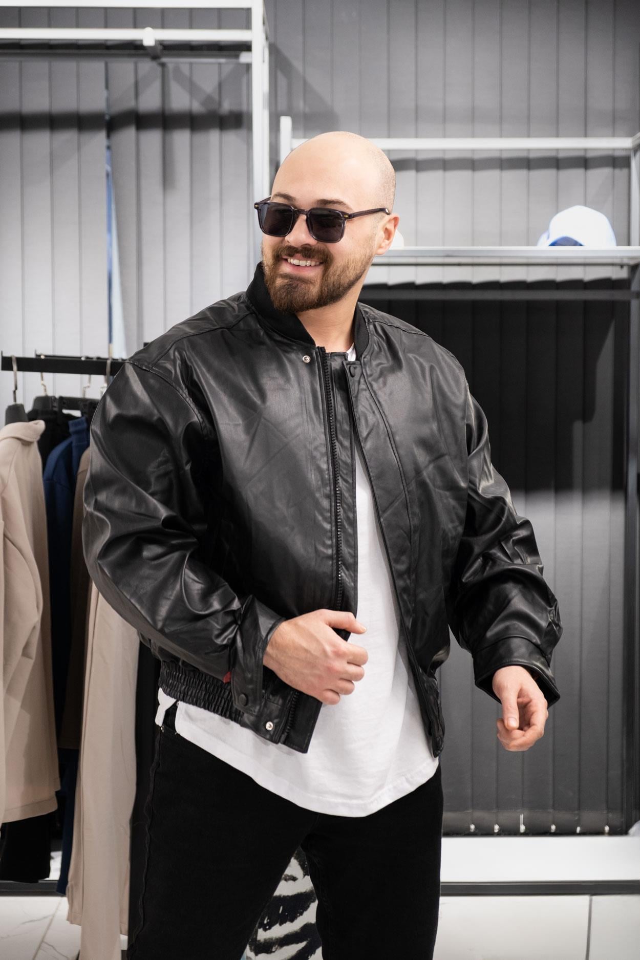Oversize Deri Ceket (İCS01)