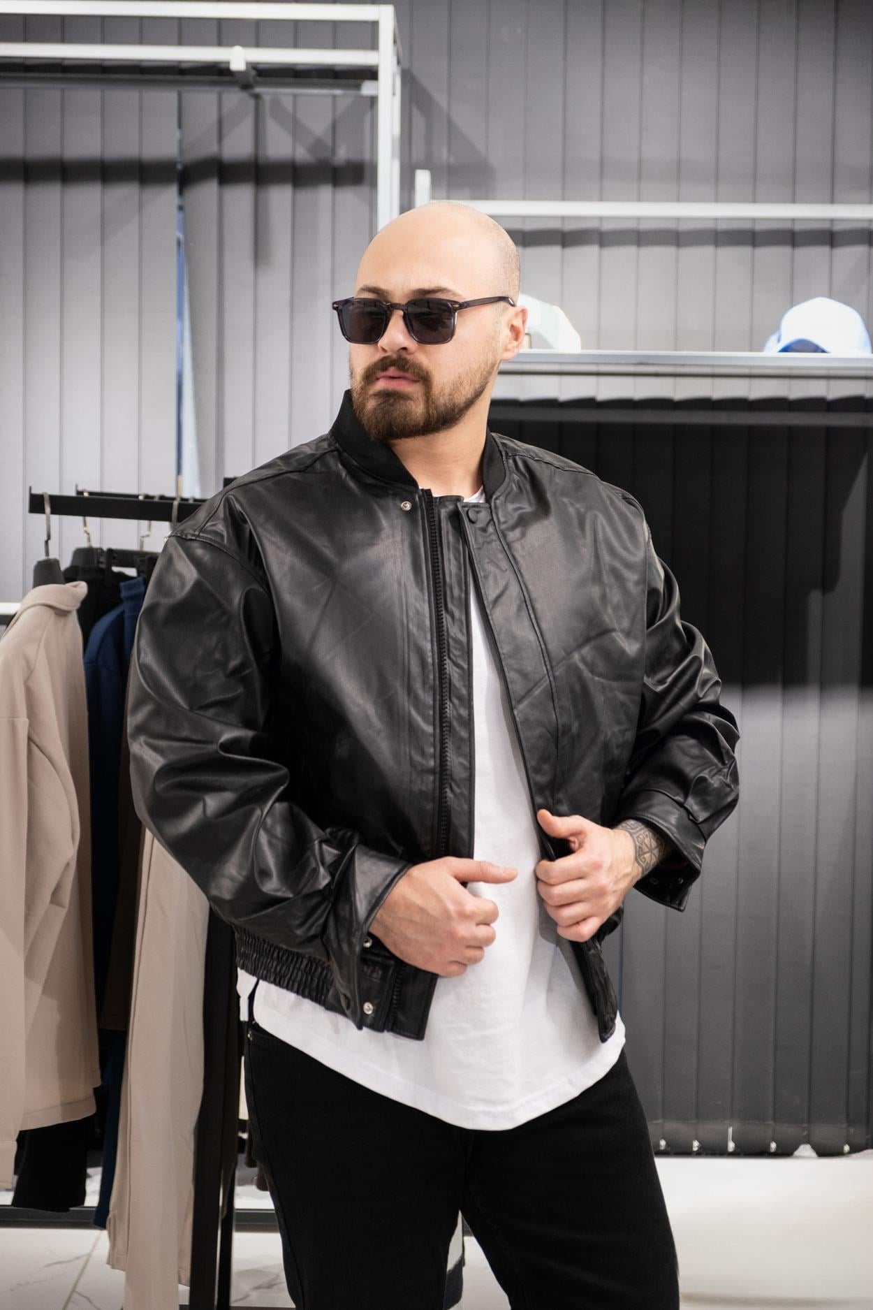Oversize Deri Ceket (İCS01)